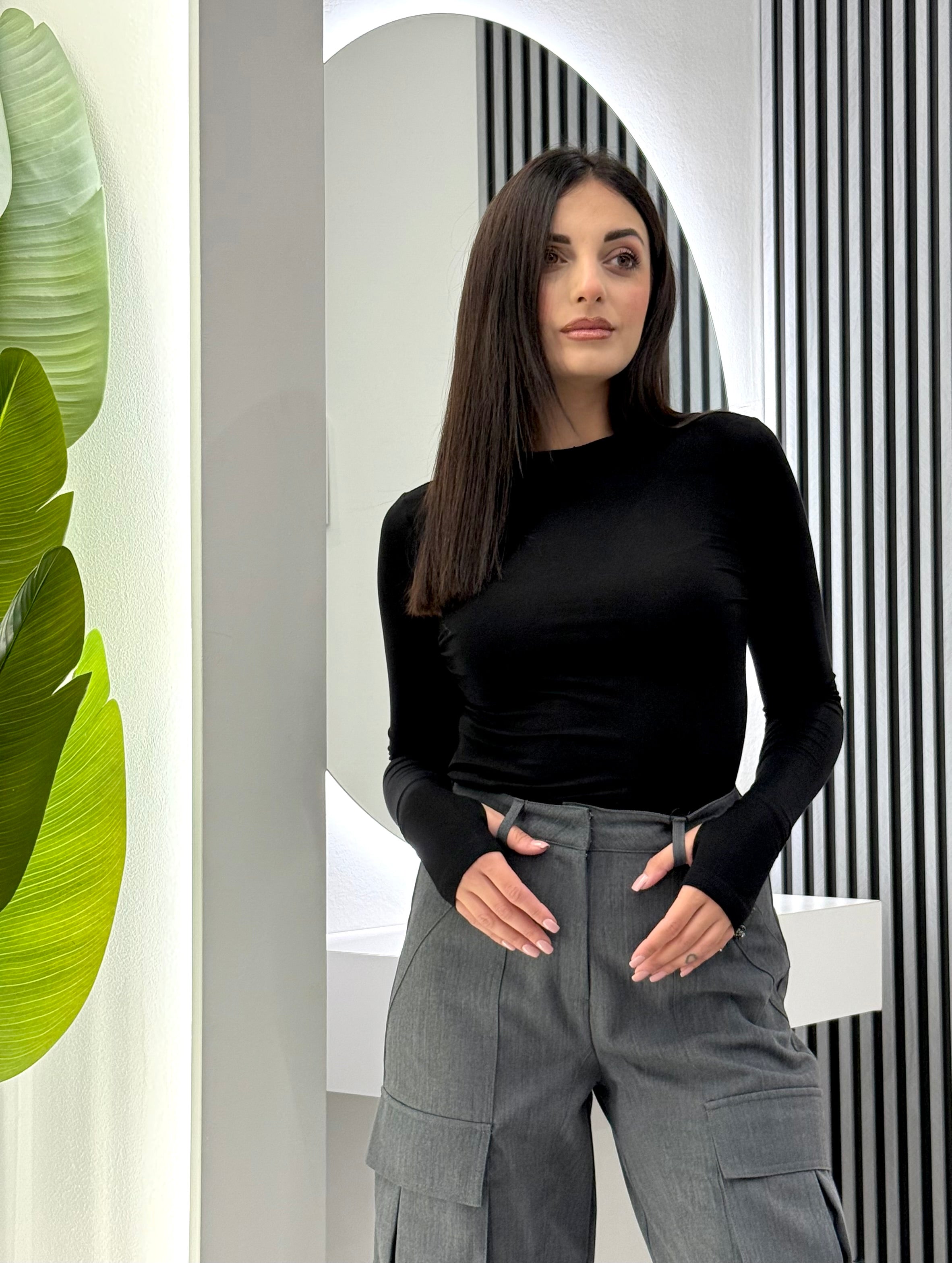 Club Crochet - Maglia Guanto Nero