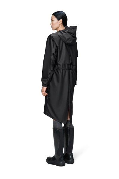 Rains - String W Parka Nera
