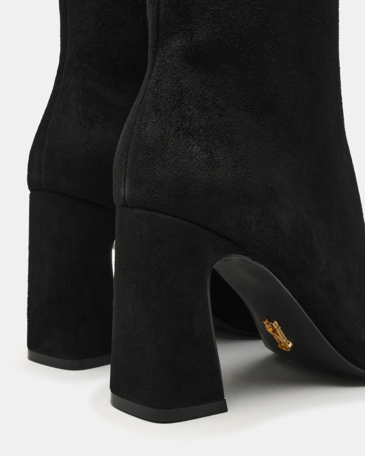 Steve Madden Flares - Tronchetto in Suede Nero