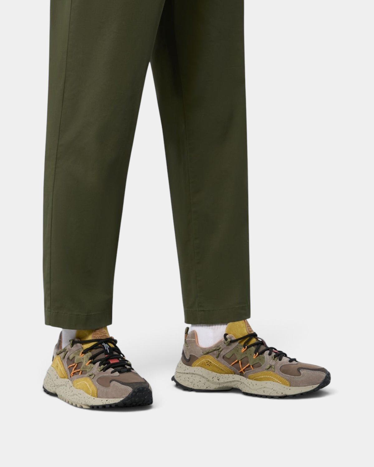Flower Mountain - Yamabushi Sneakers in suede e tessuto tecnico