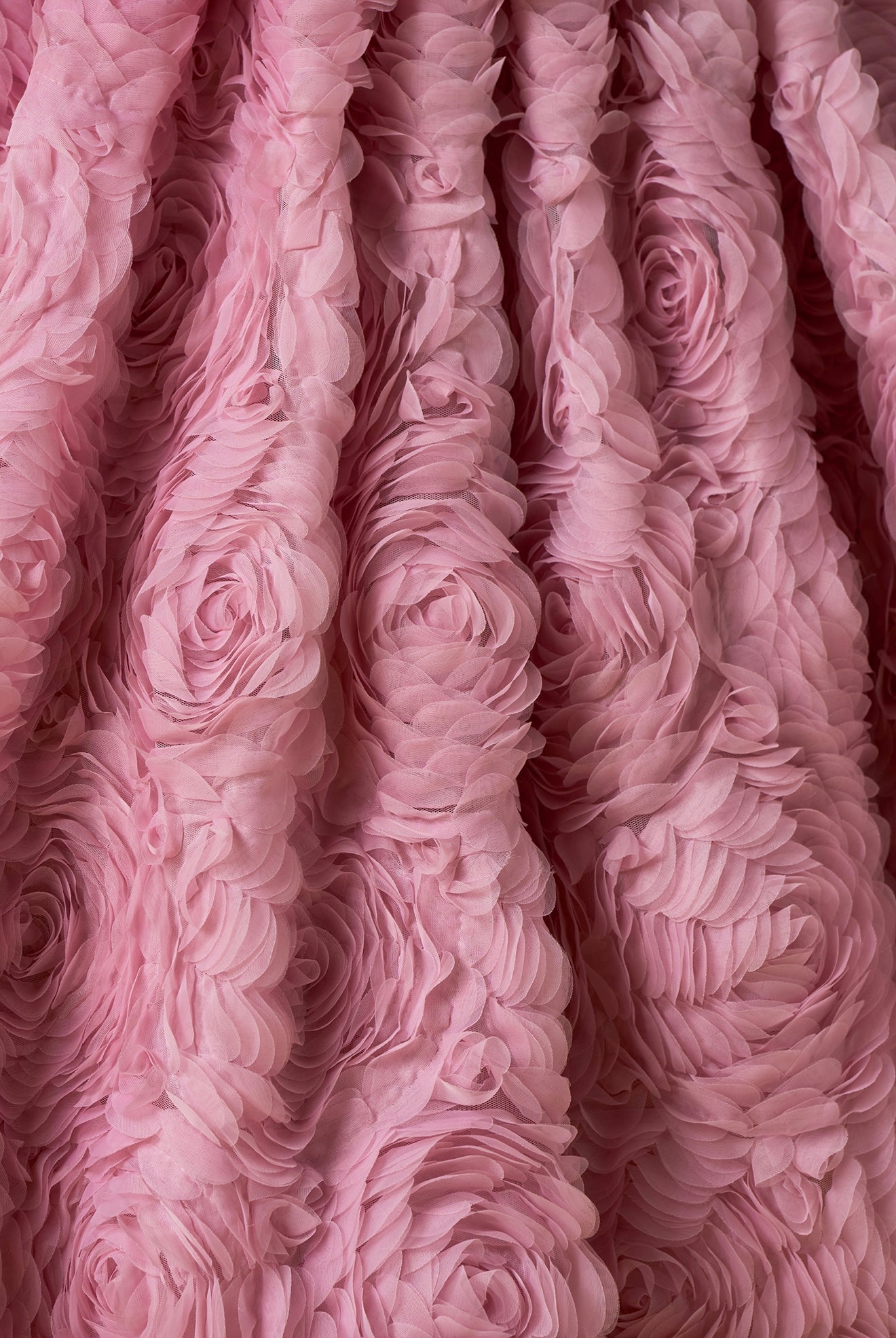 No Secrets - Abito Midi con Rose e Tulle