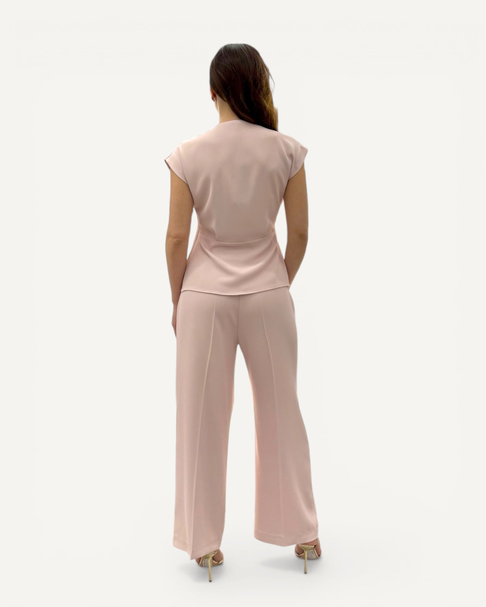 Hanita Couture - Blusa Accessorio Oro