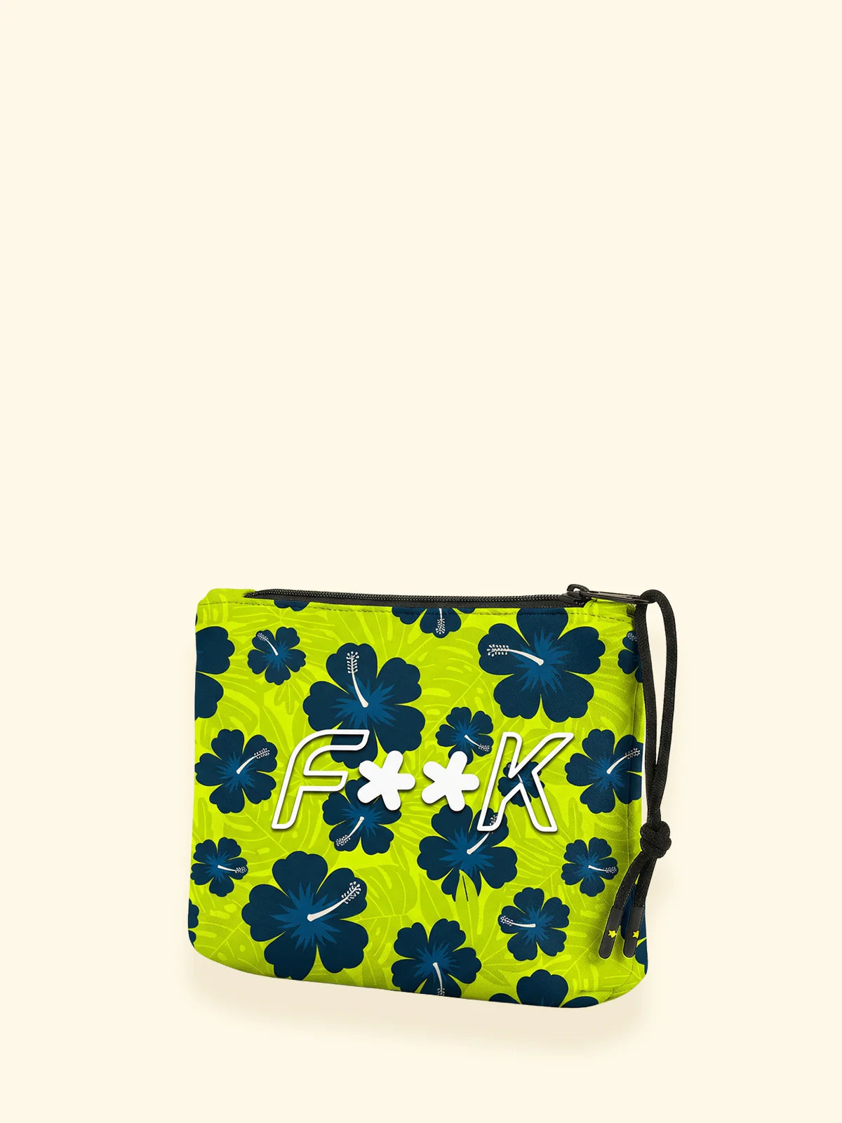 F**K - Pochette Neoprene con Logo e Zip SU8701X-01