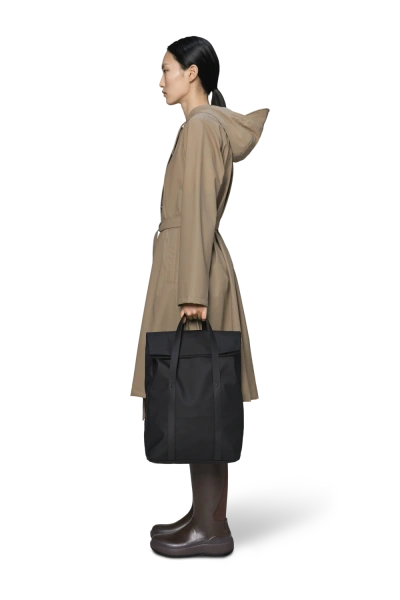 Rains - Zainetto 2 Way Tote Backpack Nero