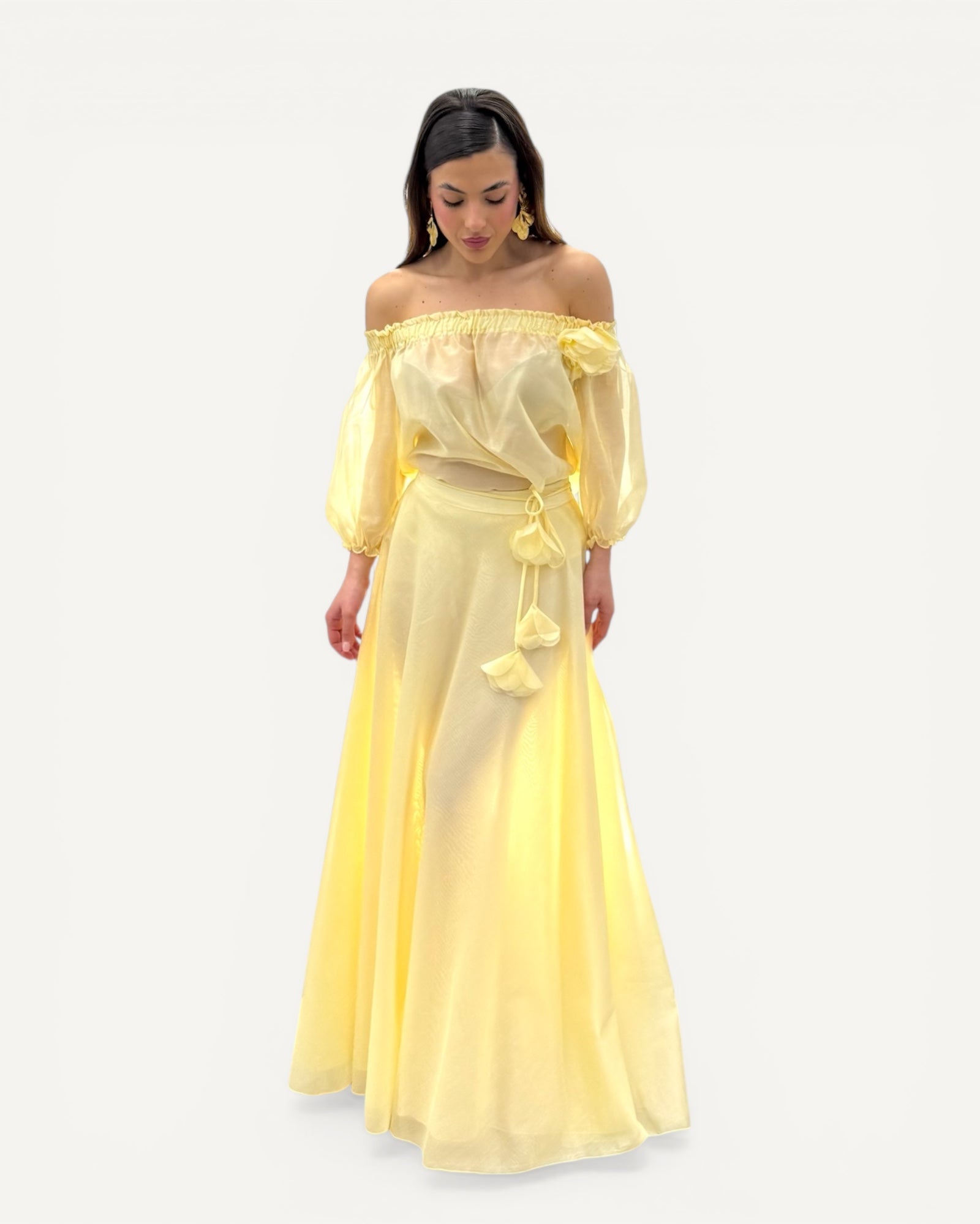 Hanita Couture - Gonna Lunga Chantilly