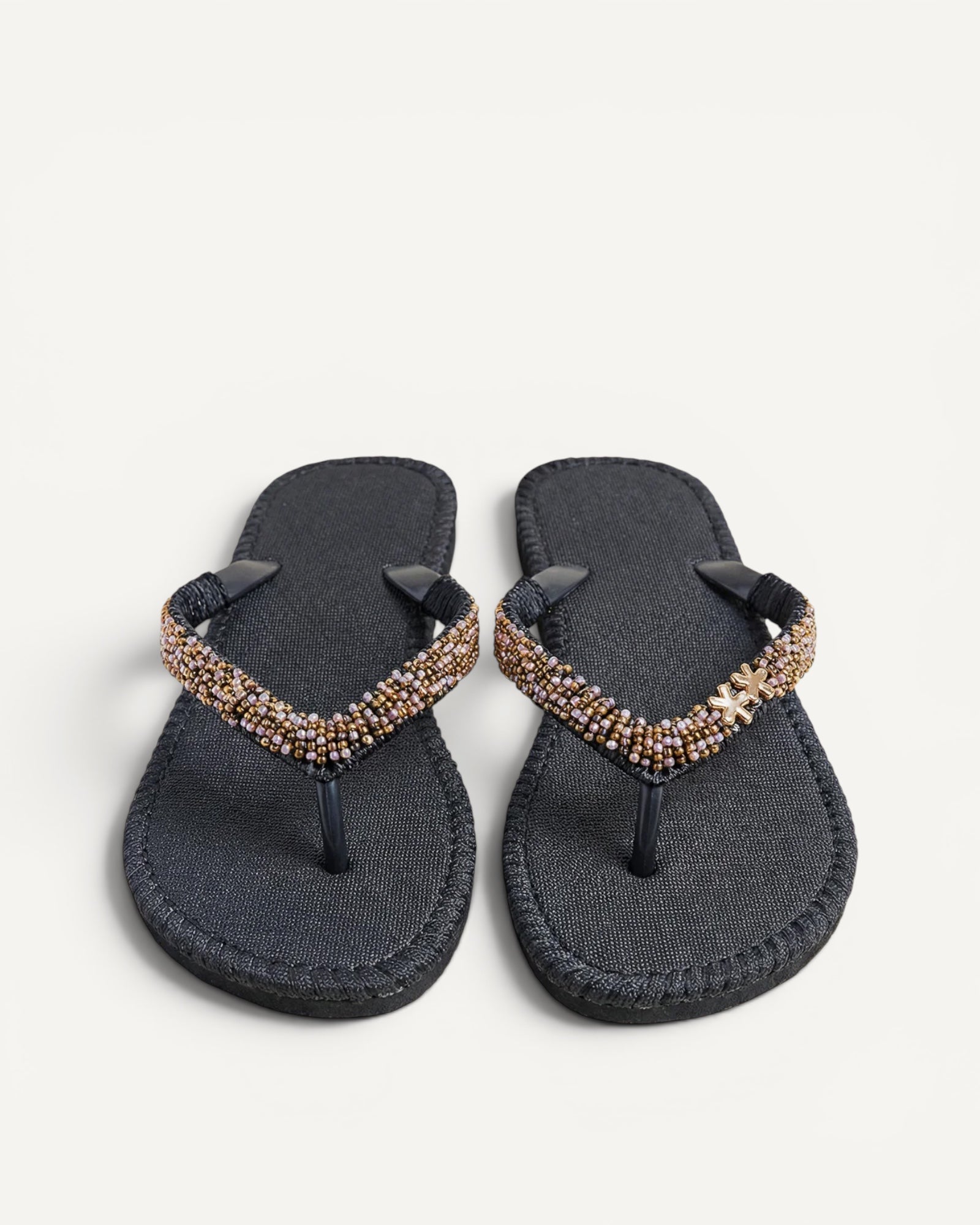 F**K - Flip Flop con Perline SW0304-BK
