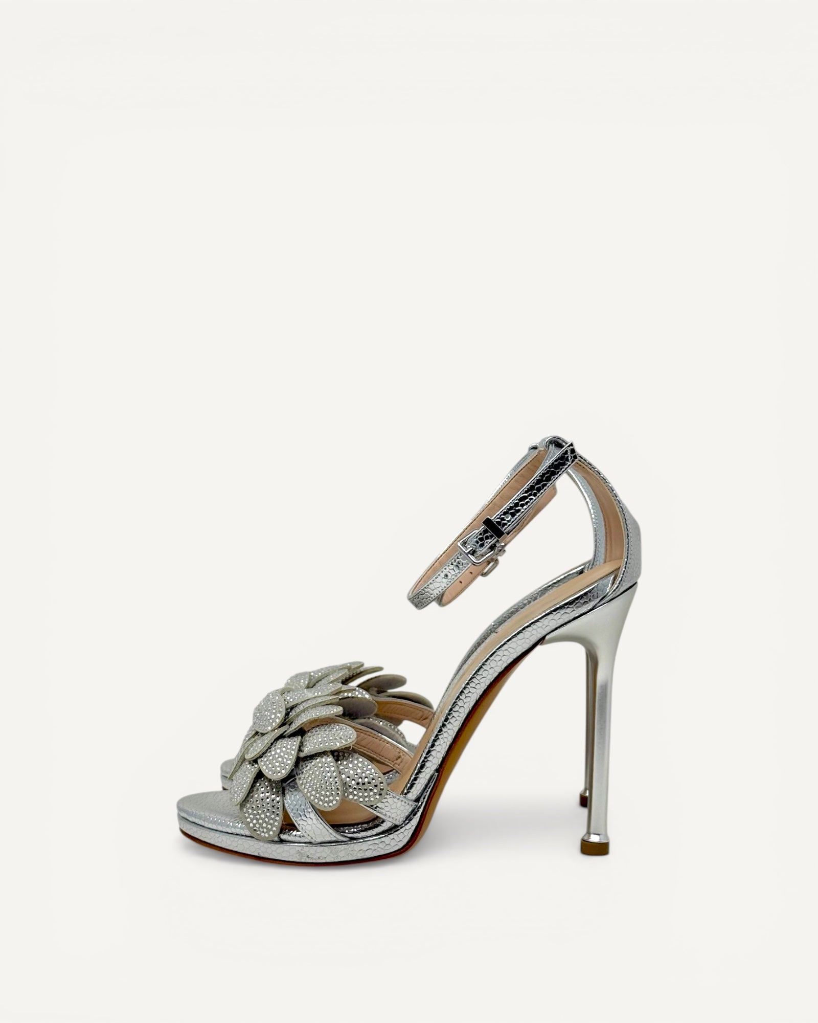 Albano - Sandalo Snake Argento