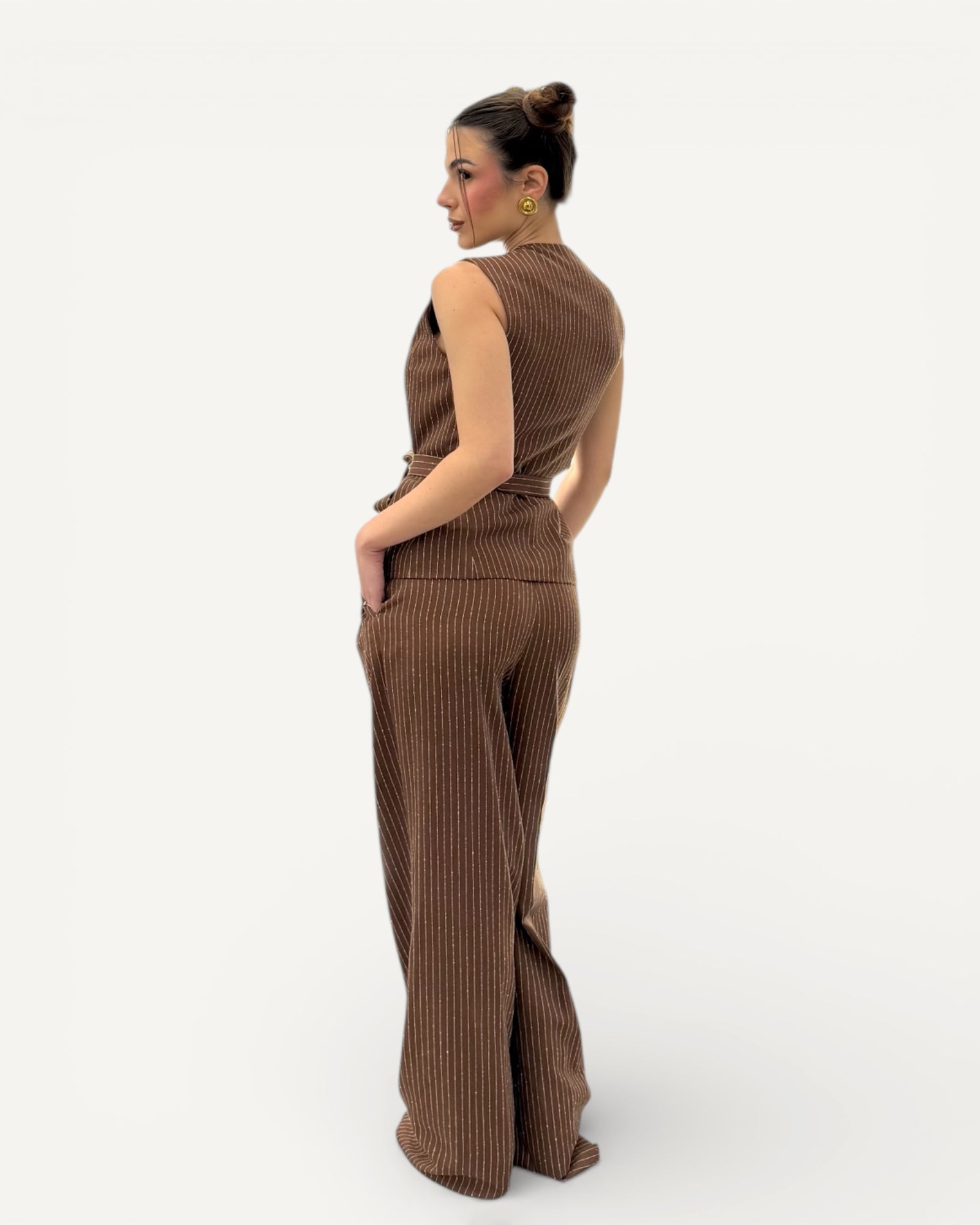 Kontatto - Pantalone Pences Gessato