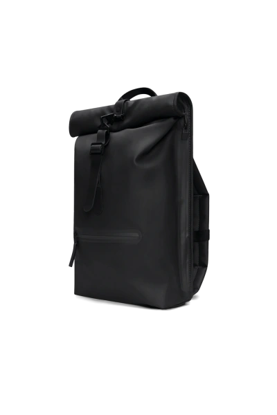 Rains - Zainetto Rolltop Rucksack Nero