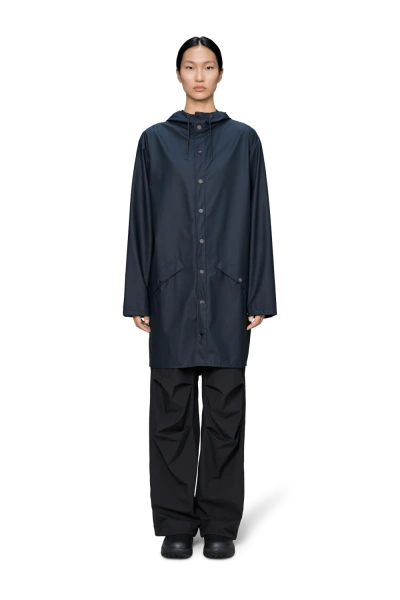 Rains - Long Jacket W3 Unisex Navy
