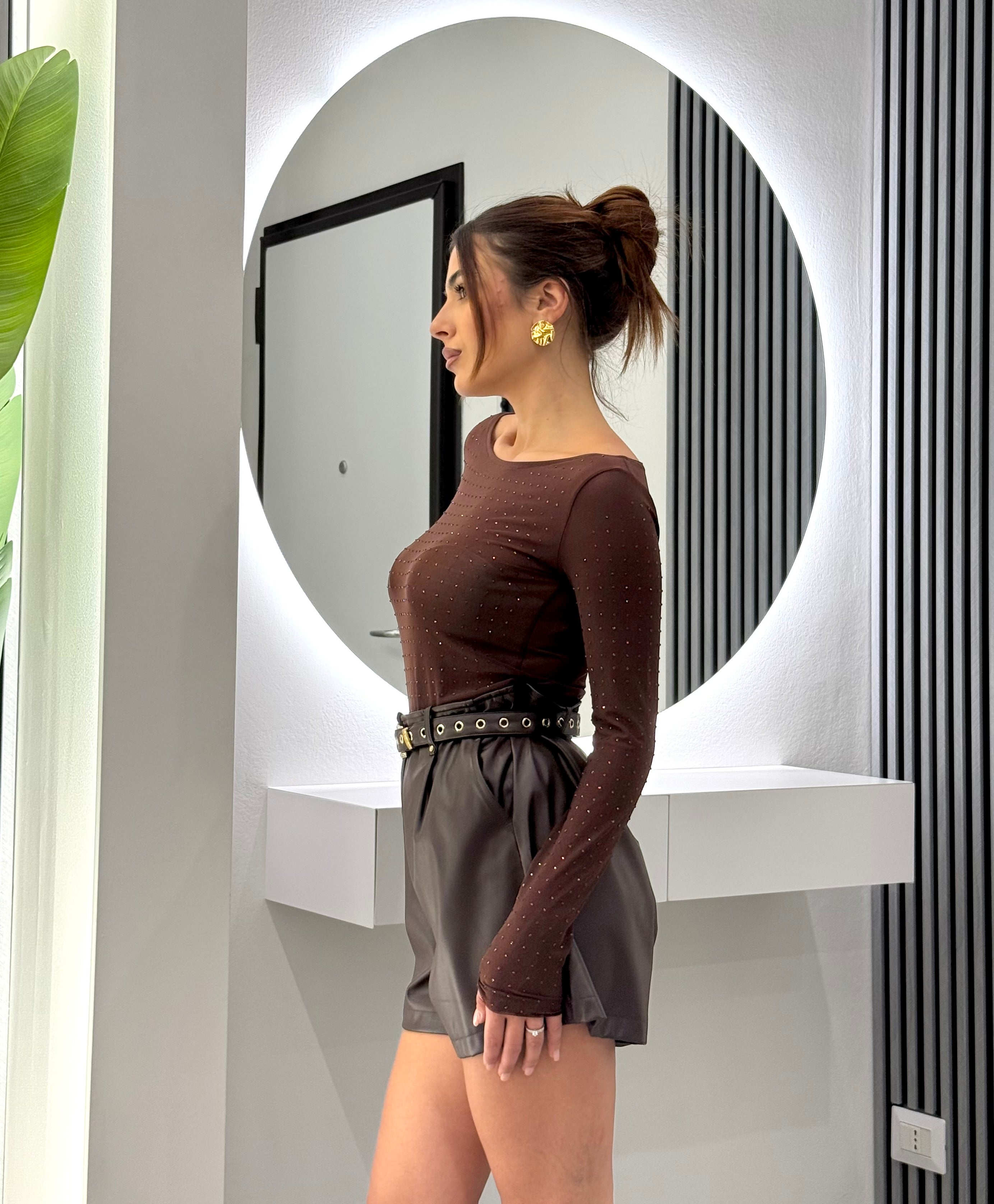 No Secrets - Maglia rete Diamanti