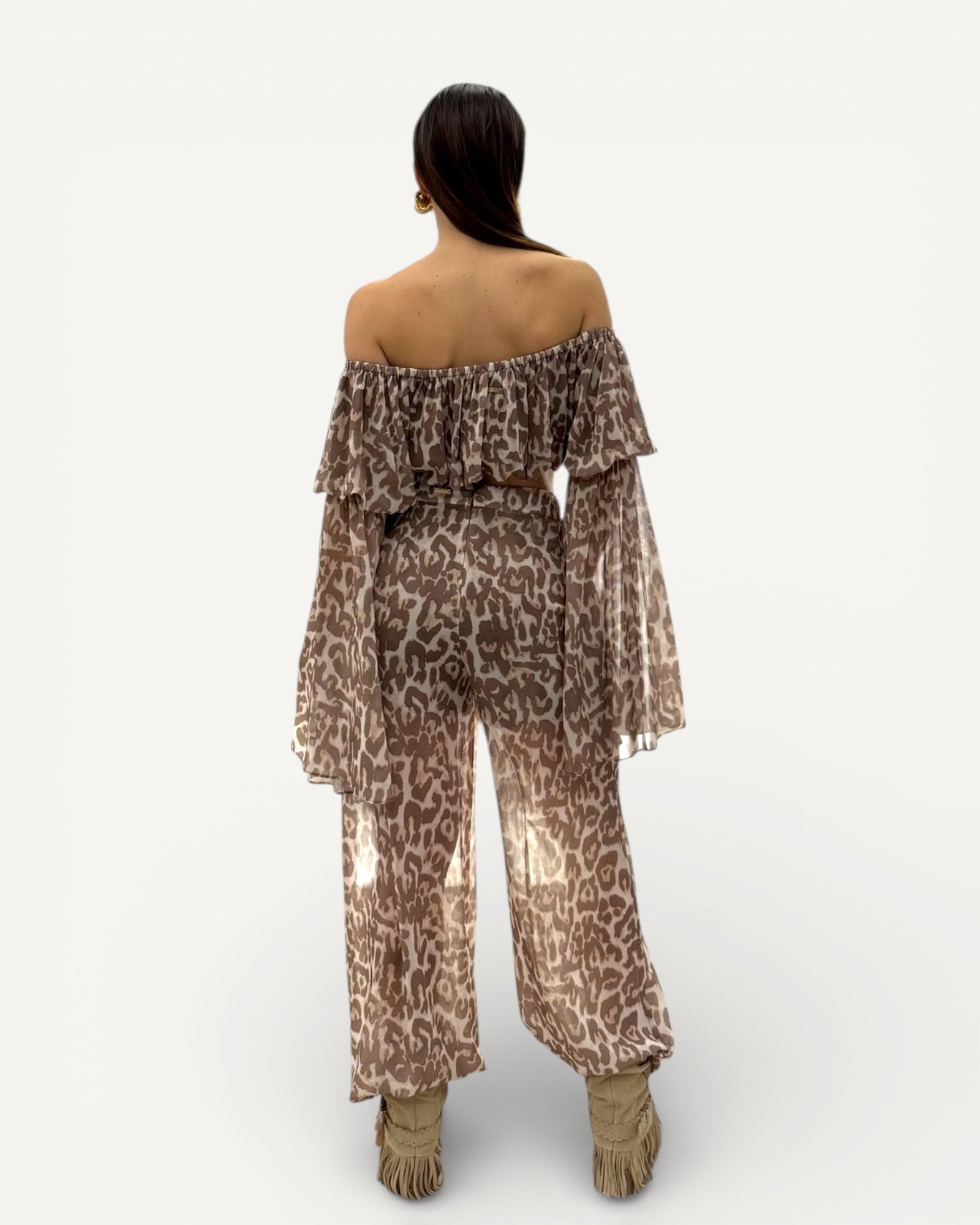 No Secrets - Pantalone Voile Stampato