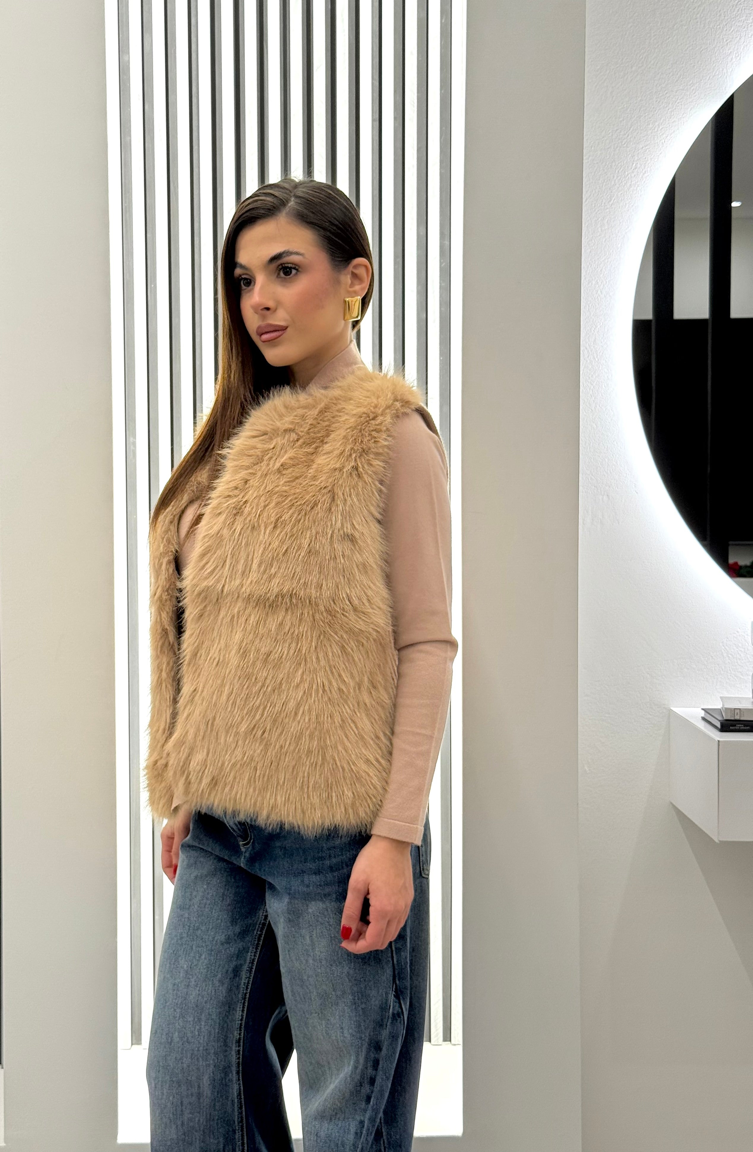 Koralline - Gilet Pelliccia