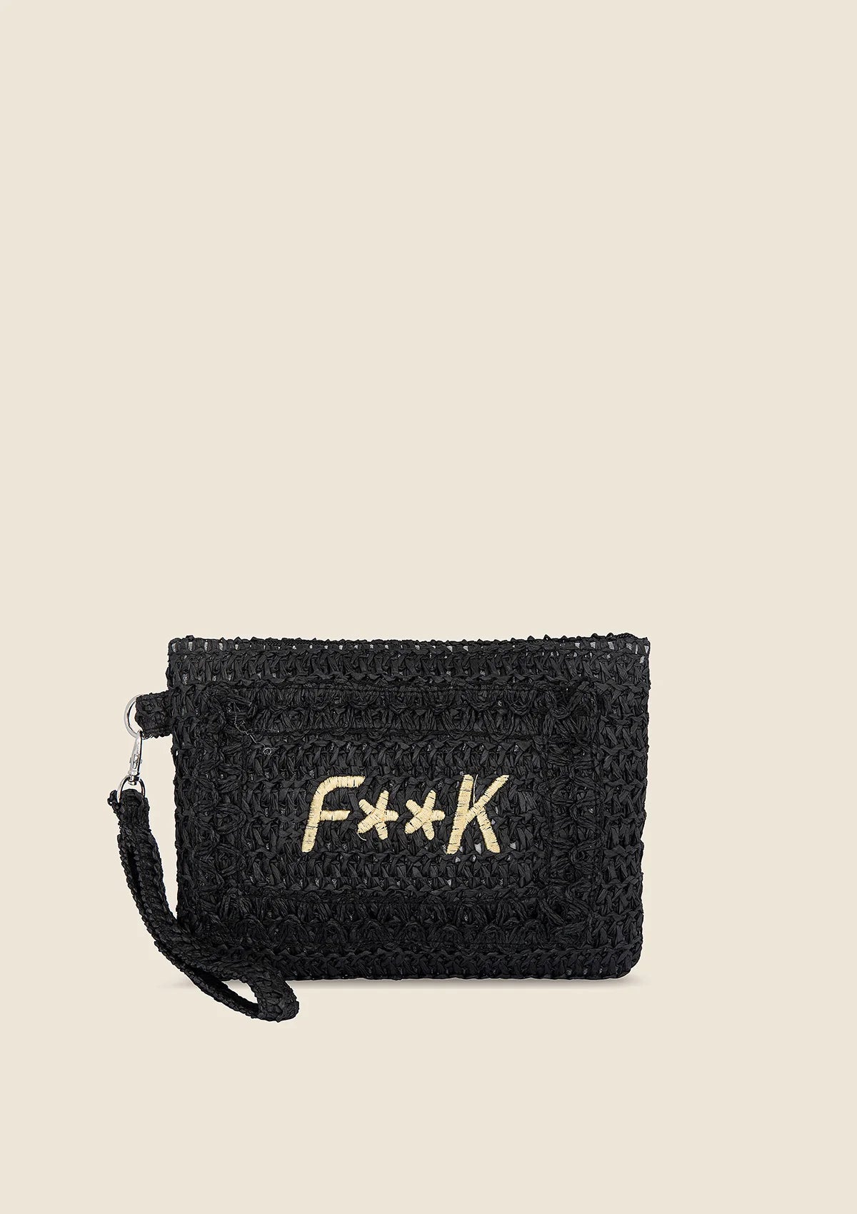 F**K - Mini Pochette Donna Nera A059-BK