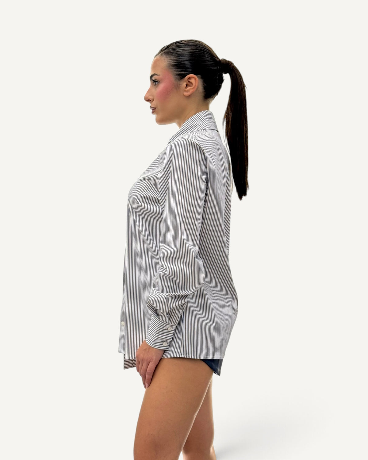 Silence Limited - Camicia Hypnotique Blu Royal Riche