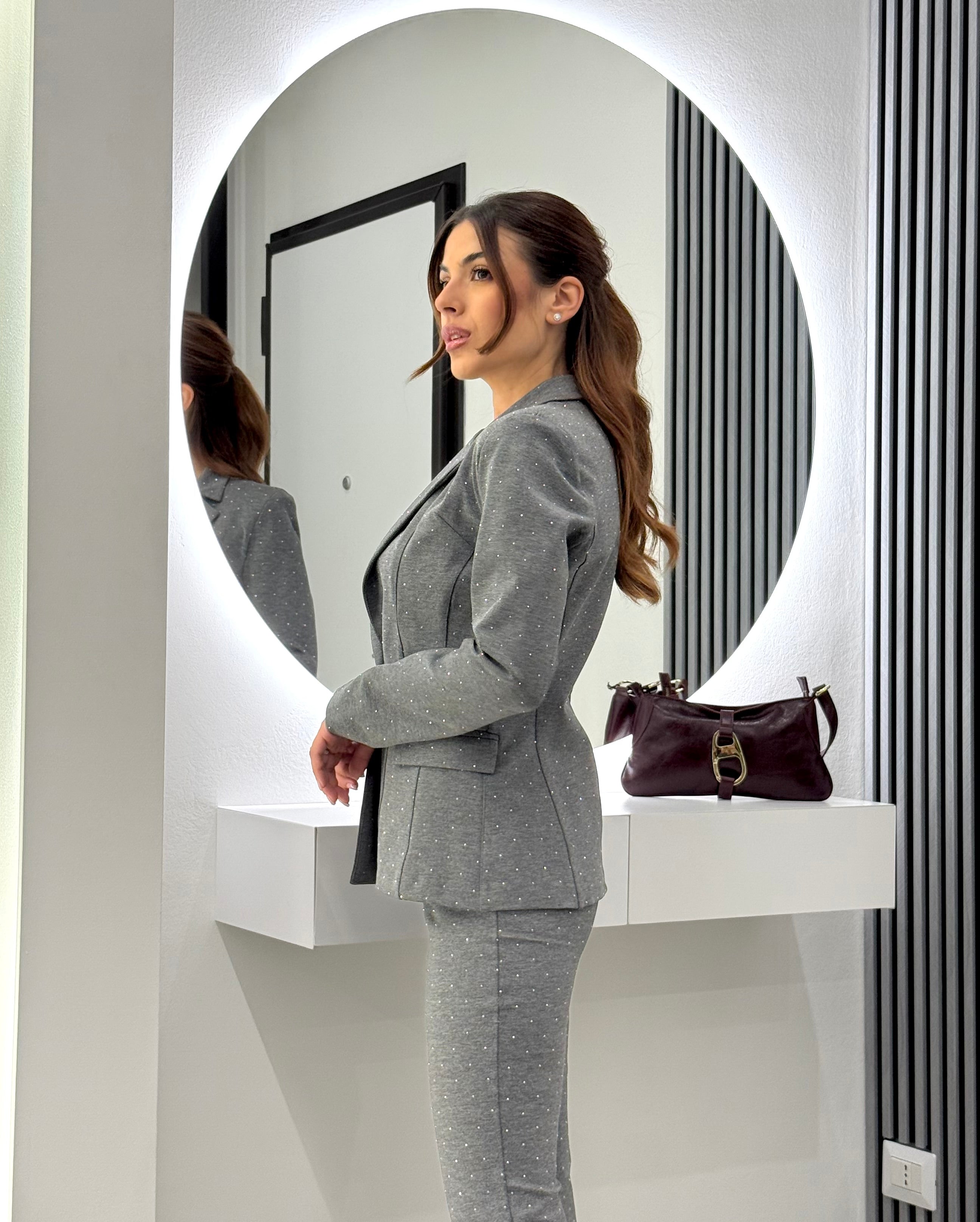 D'Elle Giulia Mastini - Giacca Lana e Strass