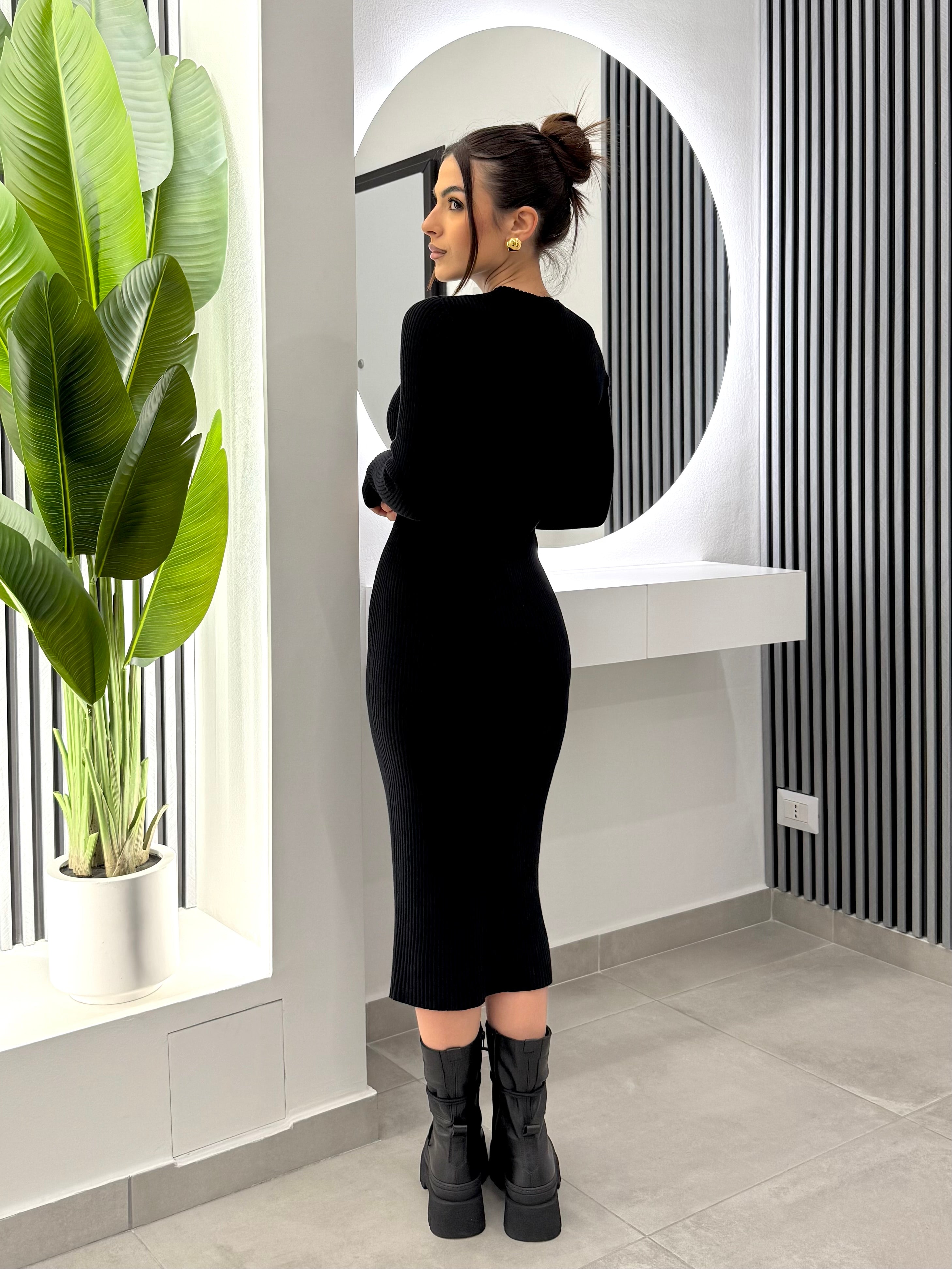 Kontatto - Abito Coste Nero