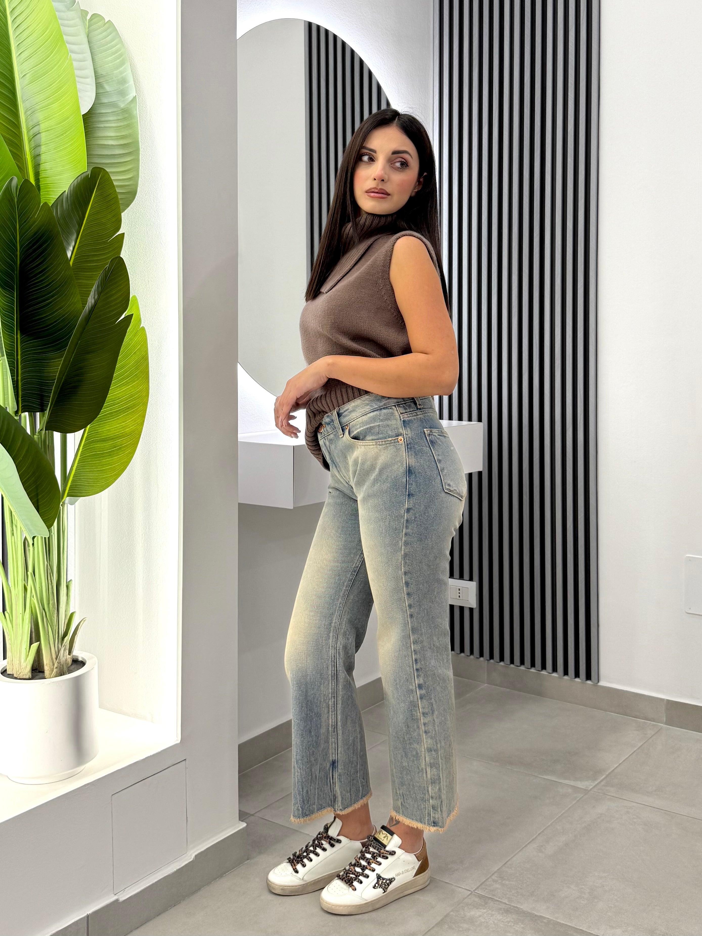 D'Elle Giulia Mastini - Jeans Lavaggio Fango