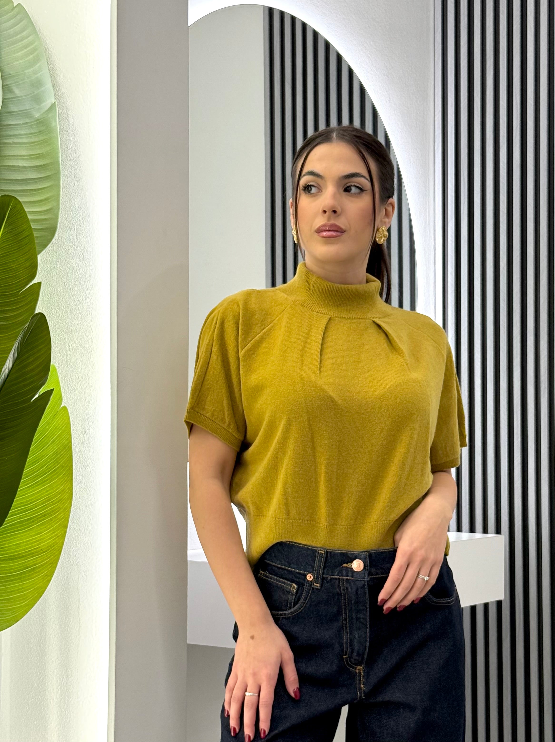 Club Crochet - Top Cashmer Senape