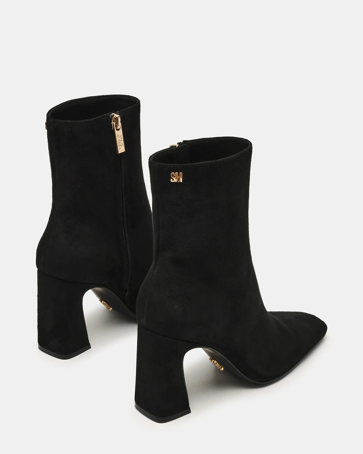 Steve Madden Flares - Tronchetto in Suede Nero