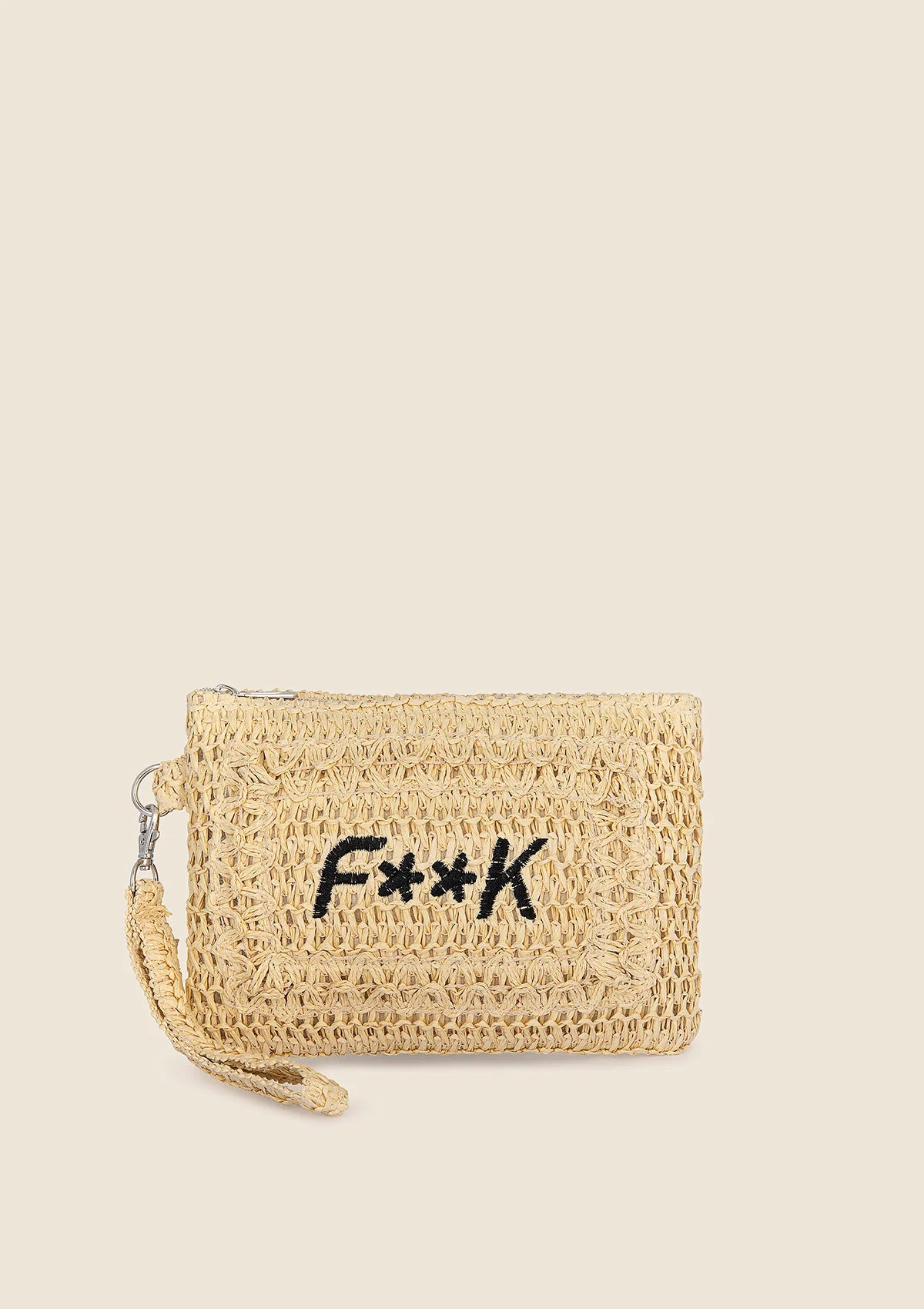 F**K - Mini Pochette Donna Beige A059-BG