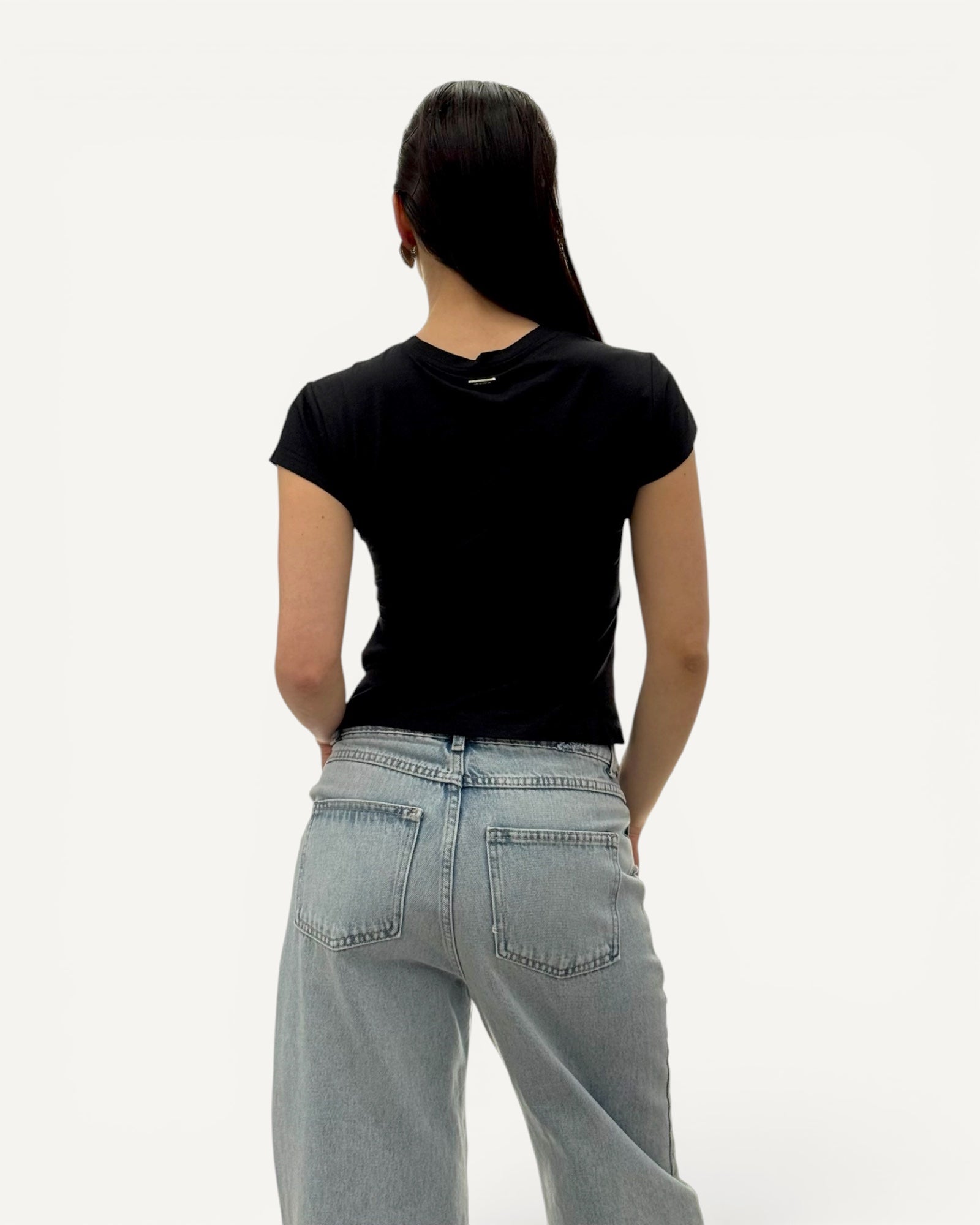 No Secrets - T-Shirt Nera Cuori