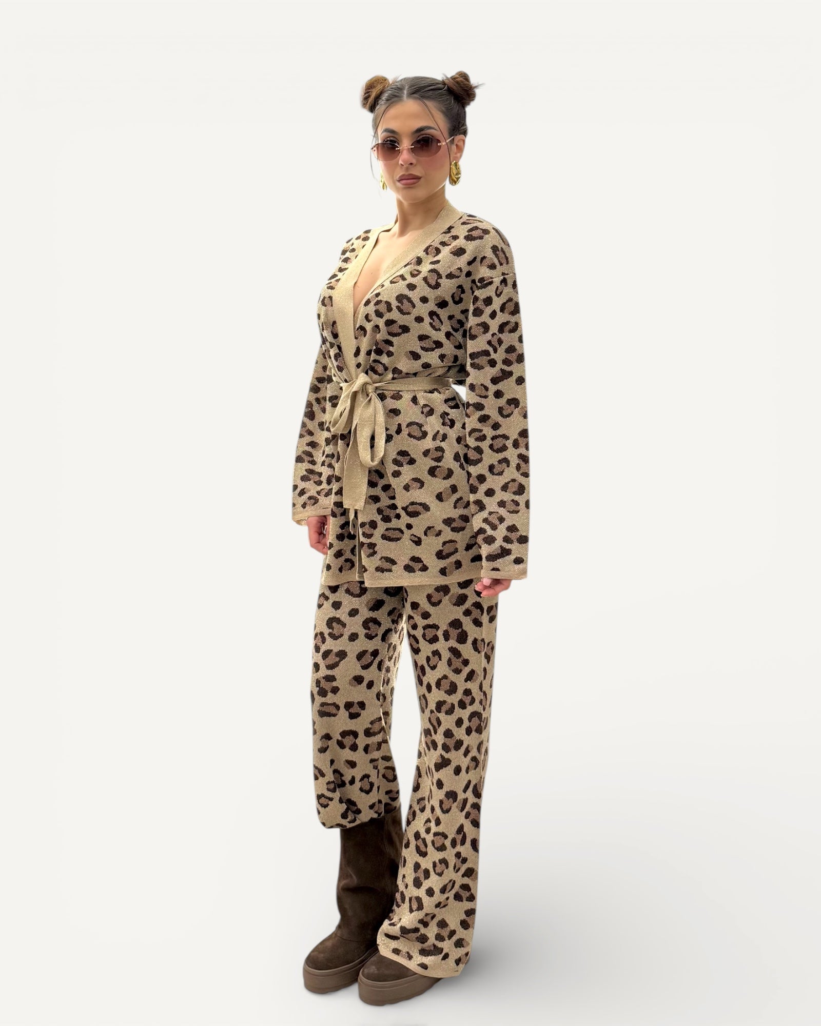 Kontatto - Cardigan Lurex Maculato