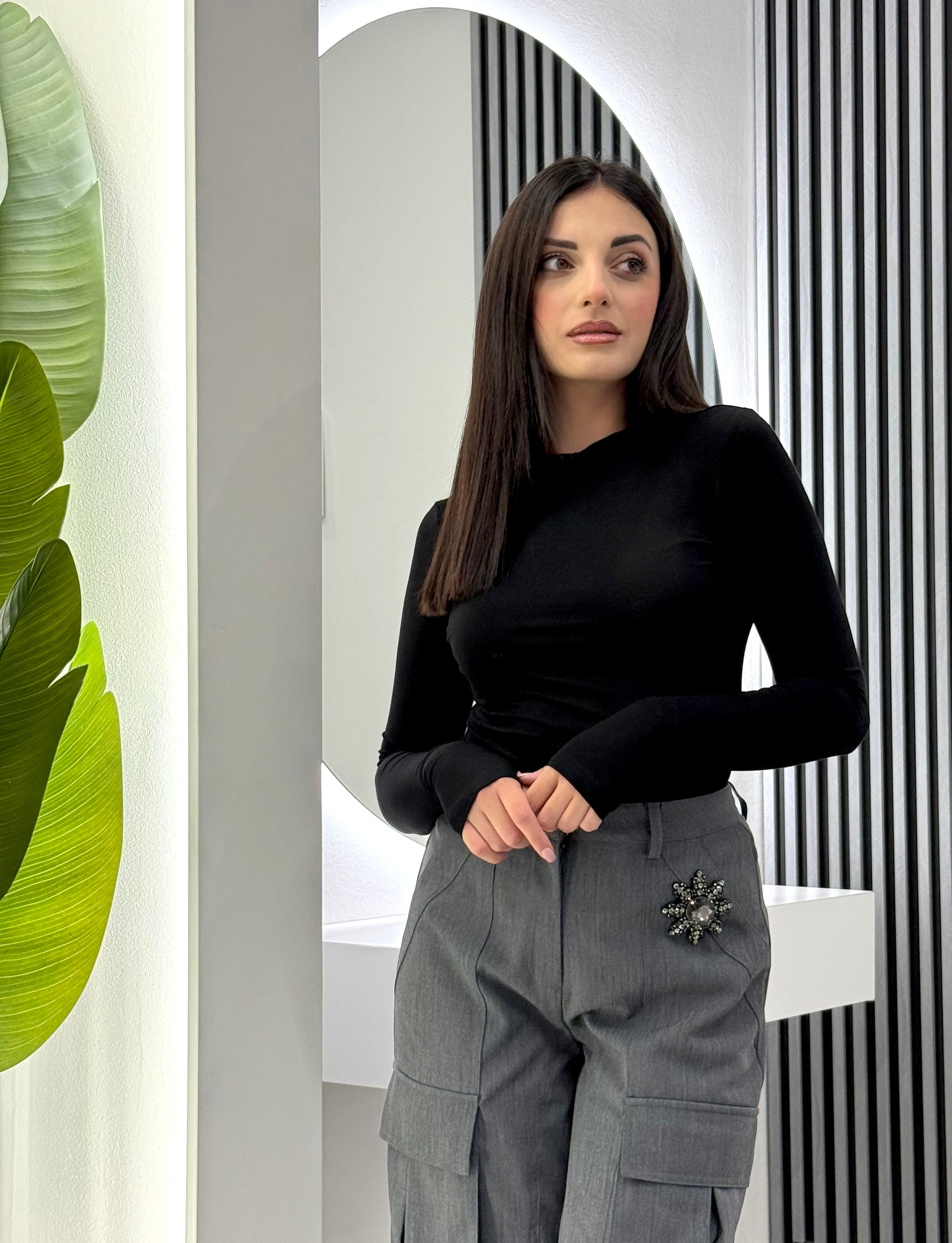 Club Crochet - Maglia Guanto Nero