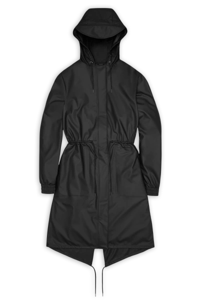 Rains - String W Parka Nera