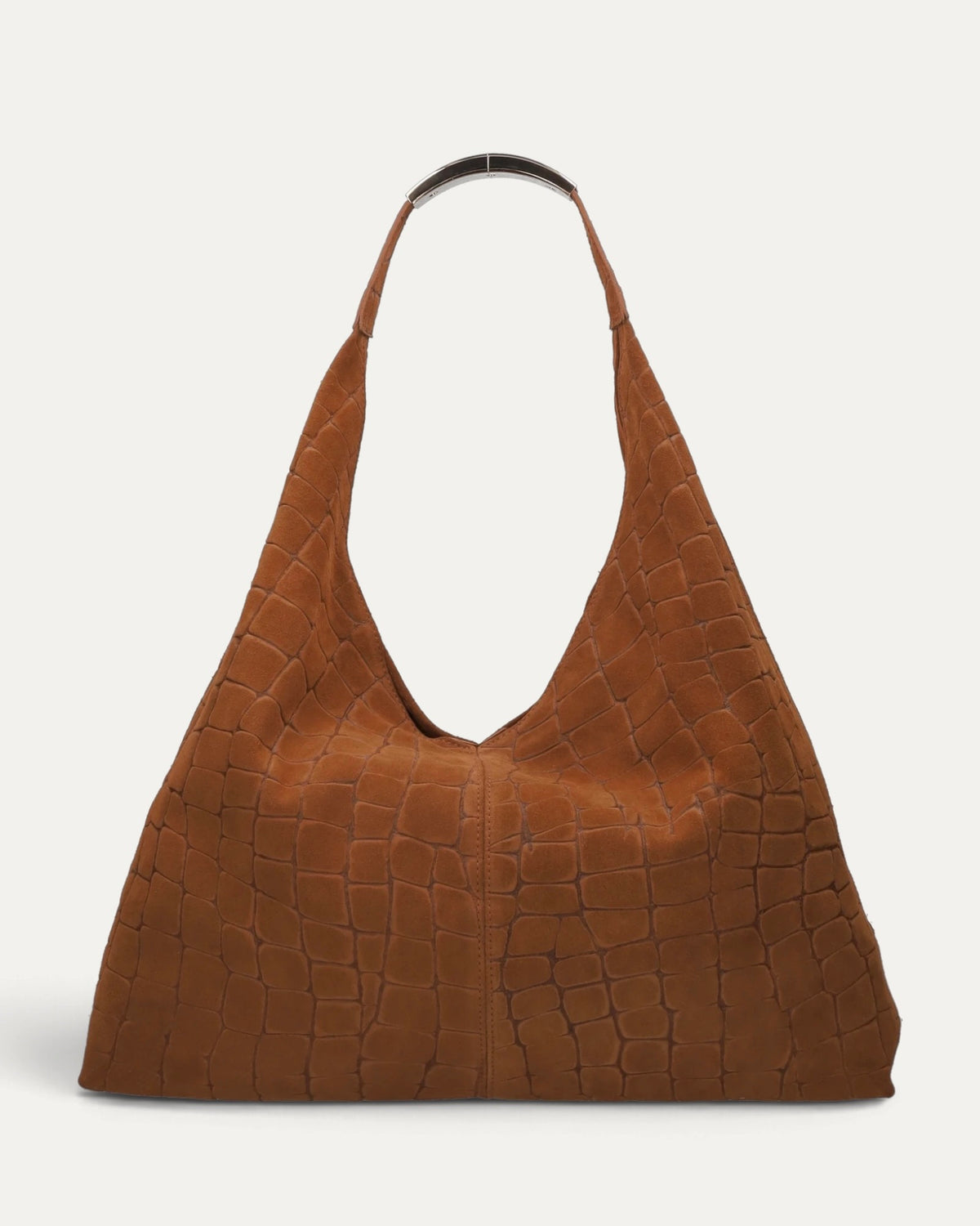 My Best Bag - Borsa Elisse Croco Suede Cognac