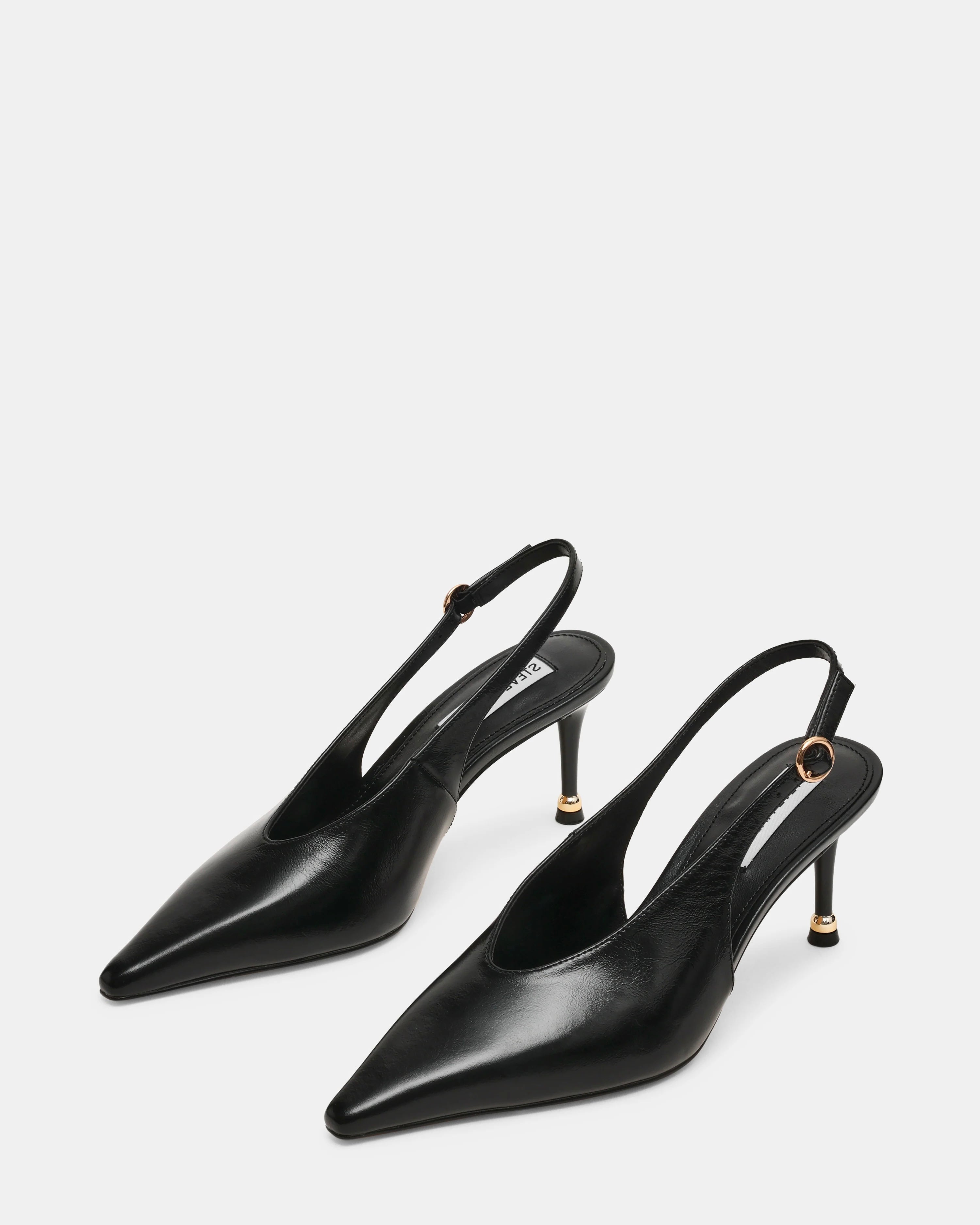 Steve Madden - Archway Décolleté Nero in Vernice