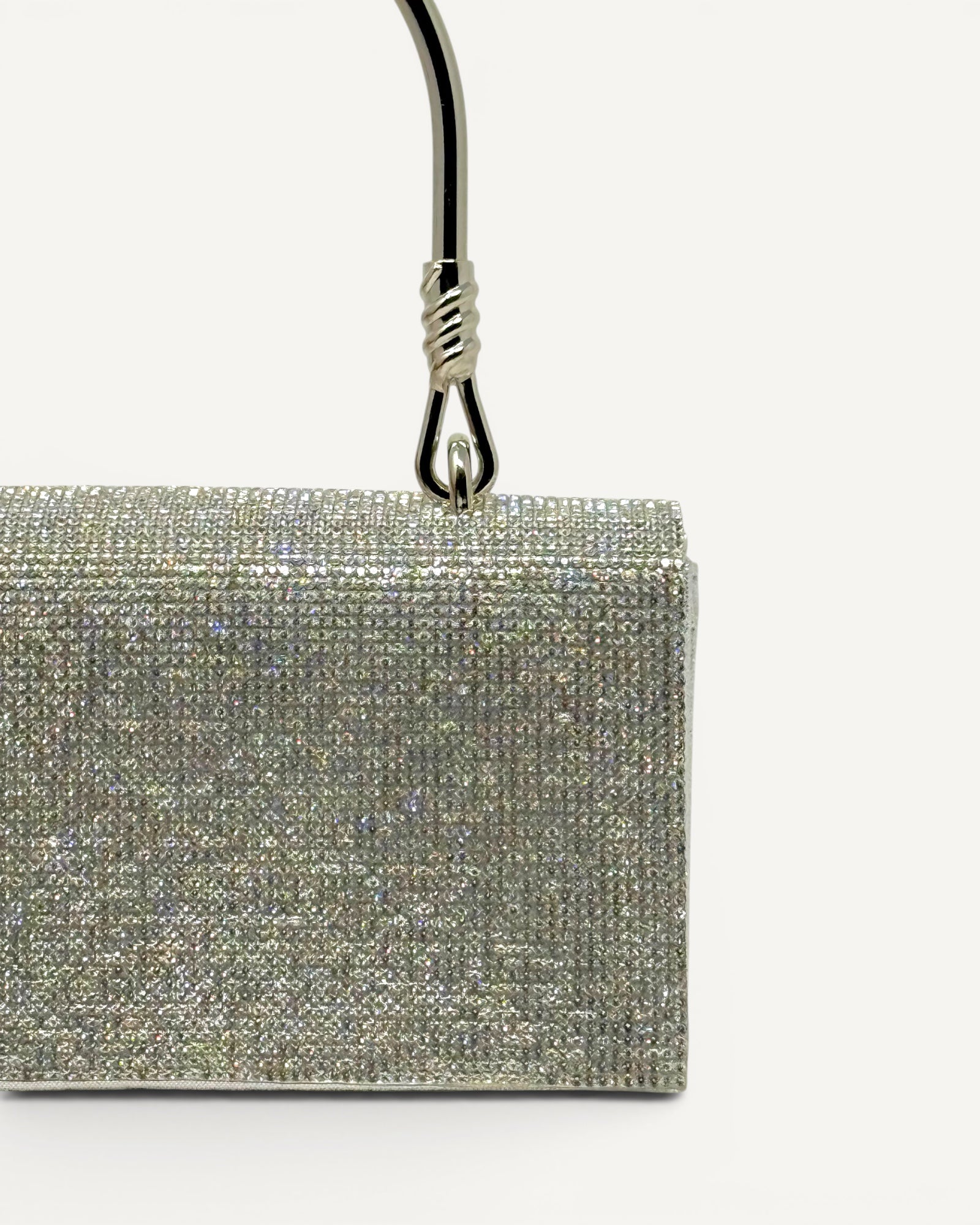 Albano - Borsa Brunella Strass Argento