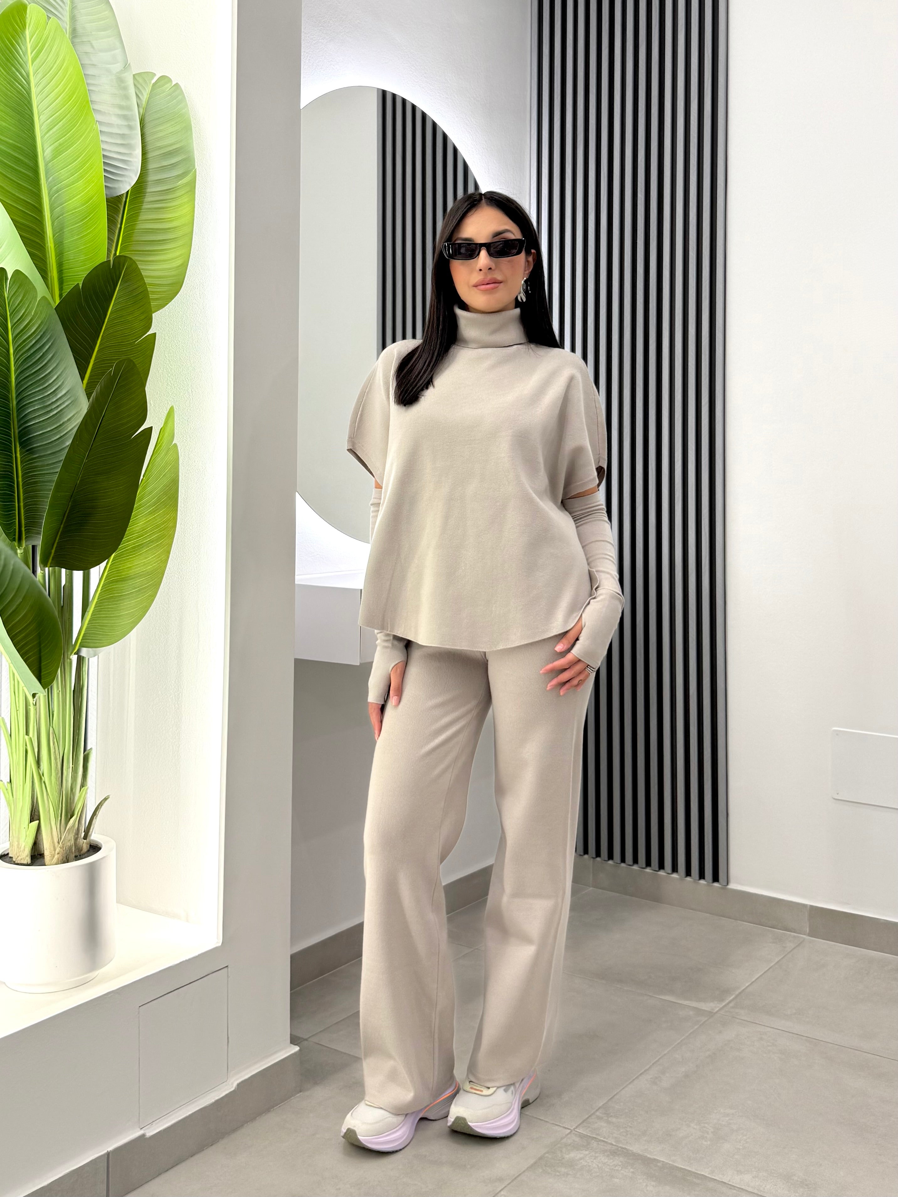 Club Crochet - Set Coordinato Grigio