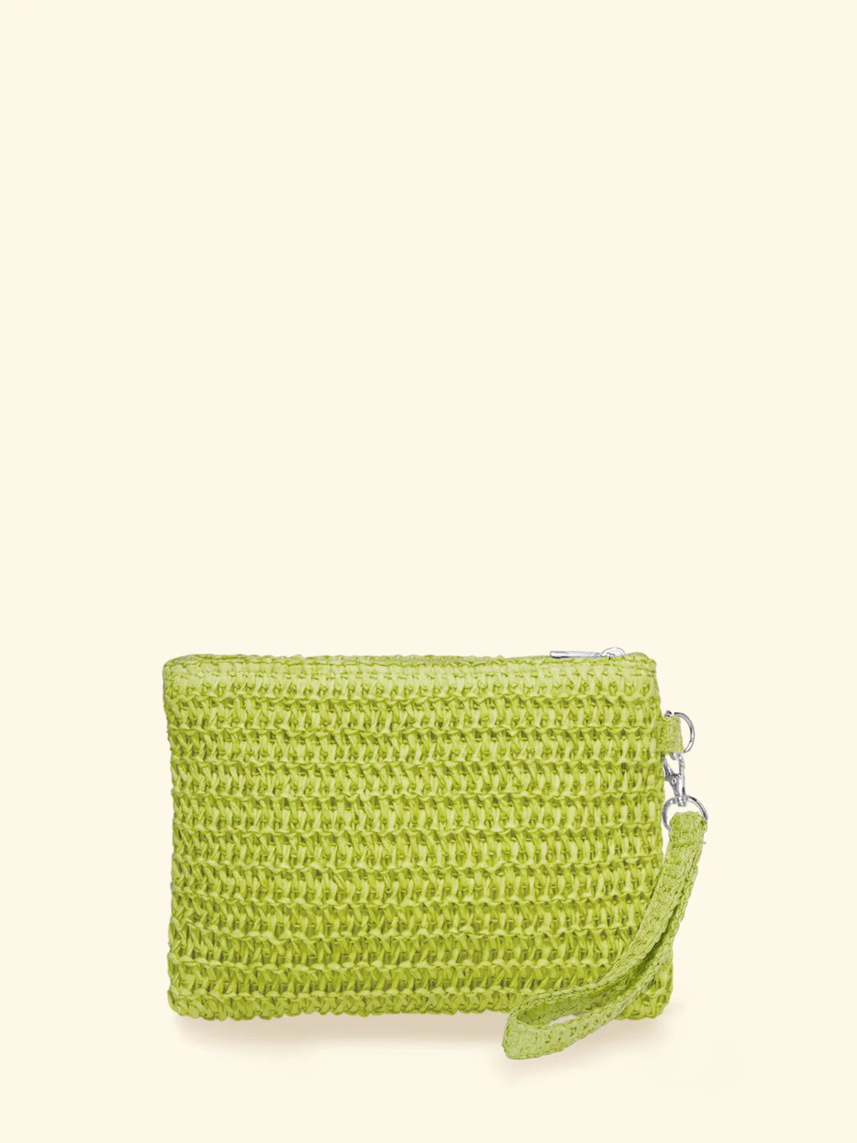 F**K - Mini Pochette Rafia Logo Ricamato e Laccetto Polso SW0007-LI
