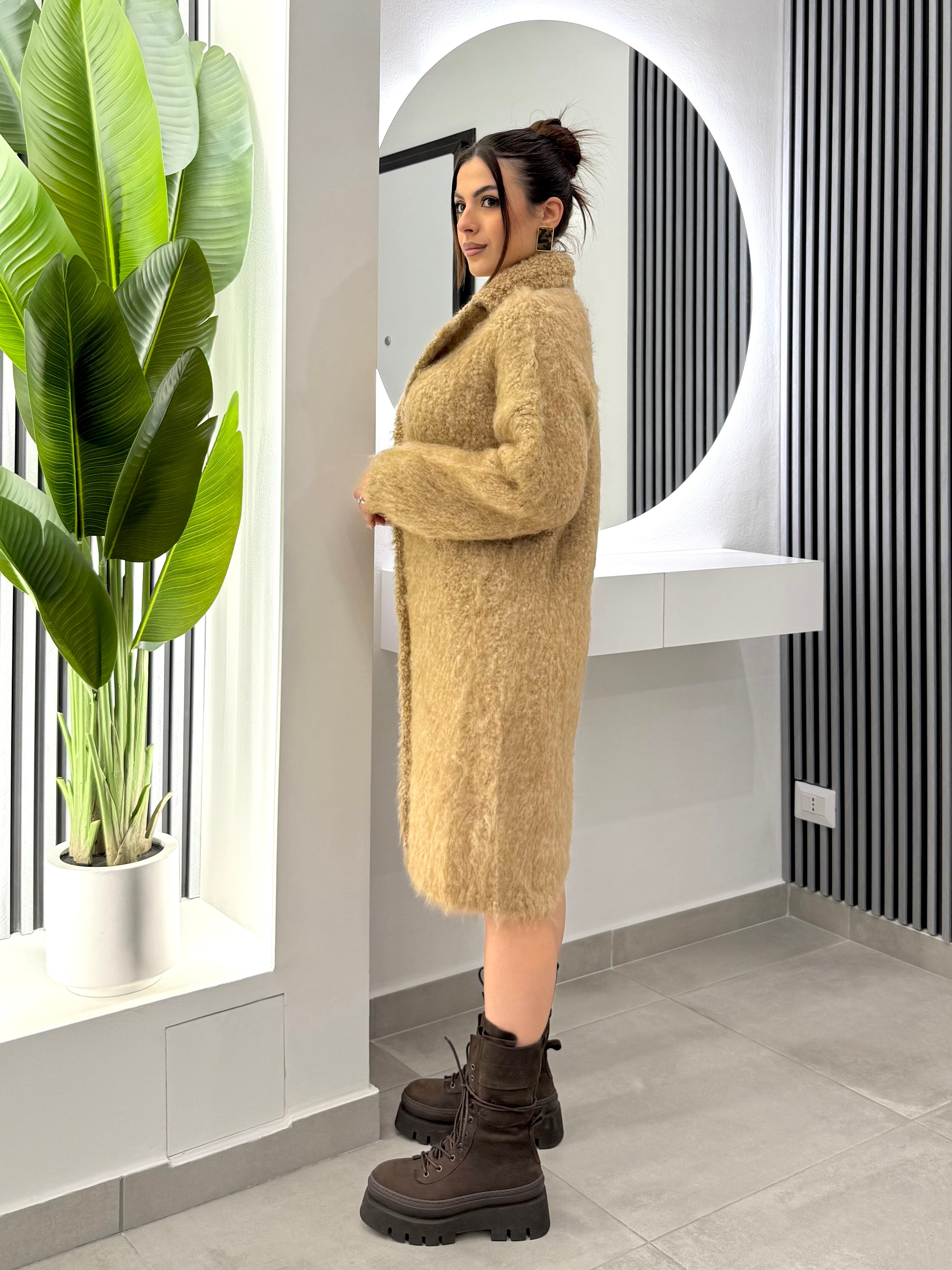 Kontatto - Cappottino Revers Biscotto