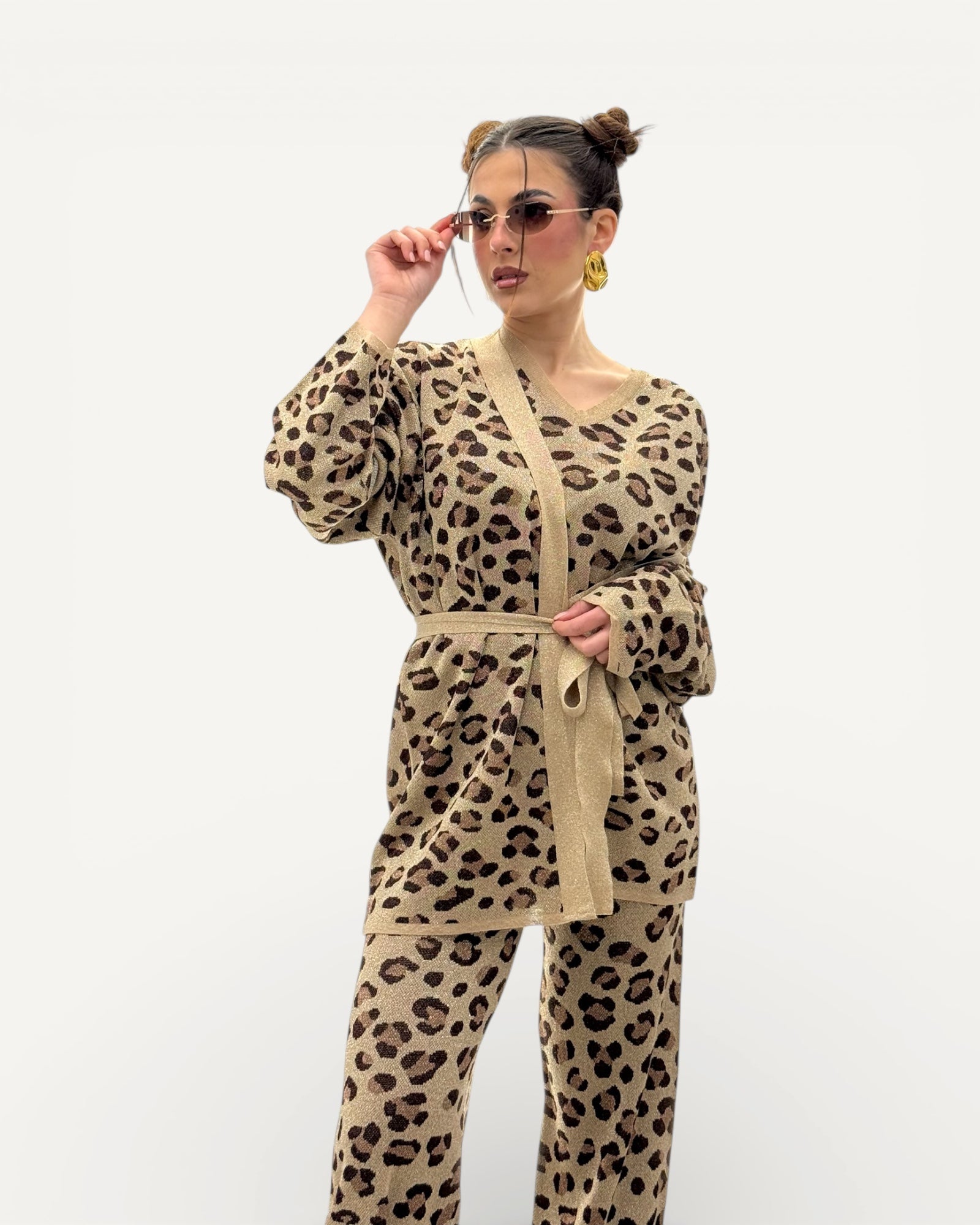 Kontatto - Cardigan Lurex Maculato