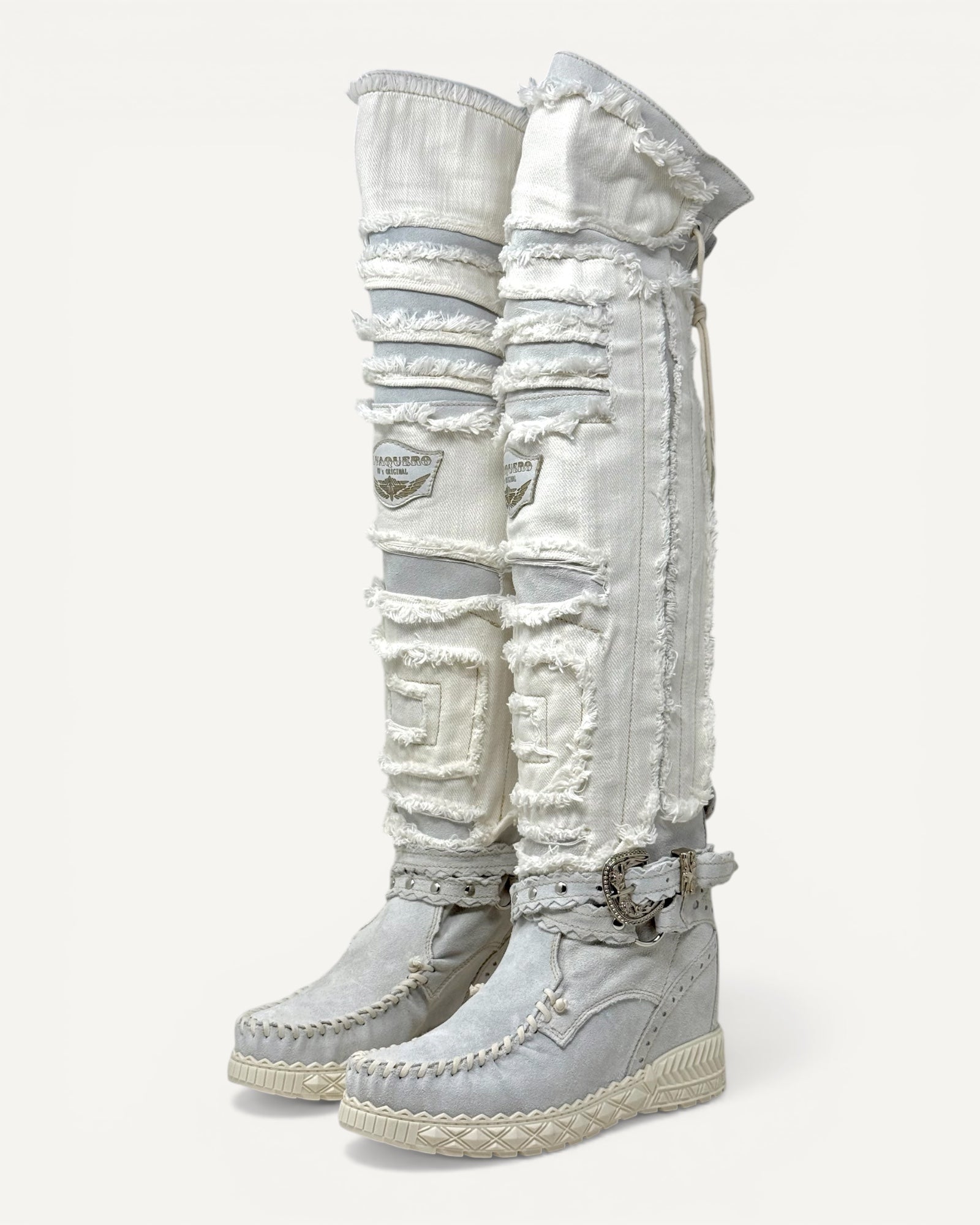 El Vaquero - Stivale Alto Canvas