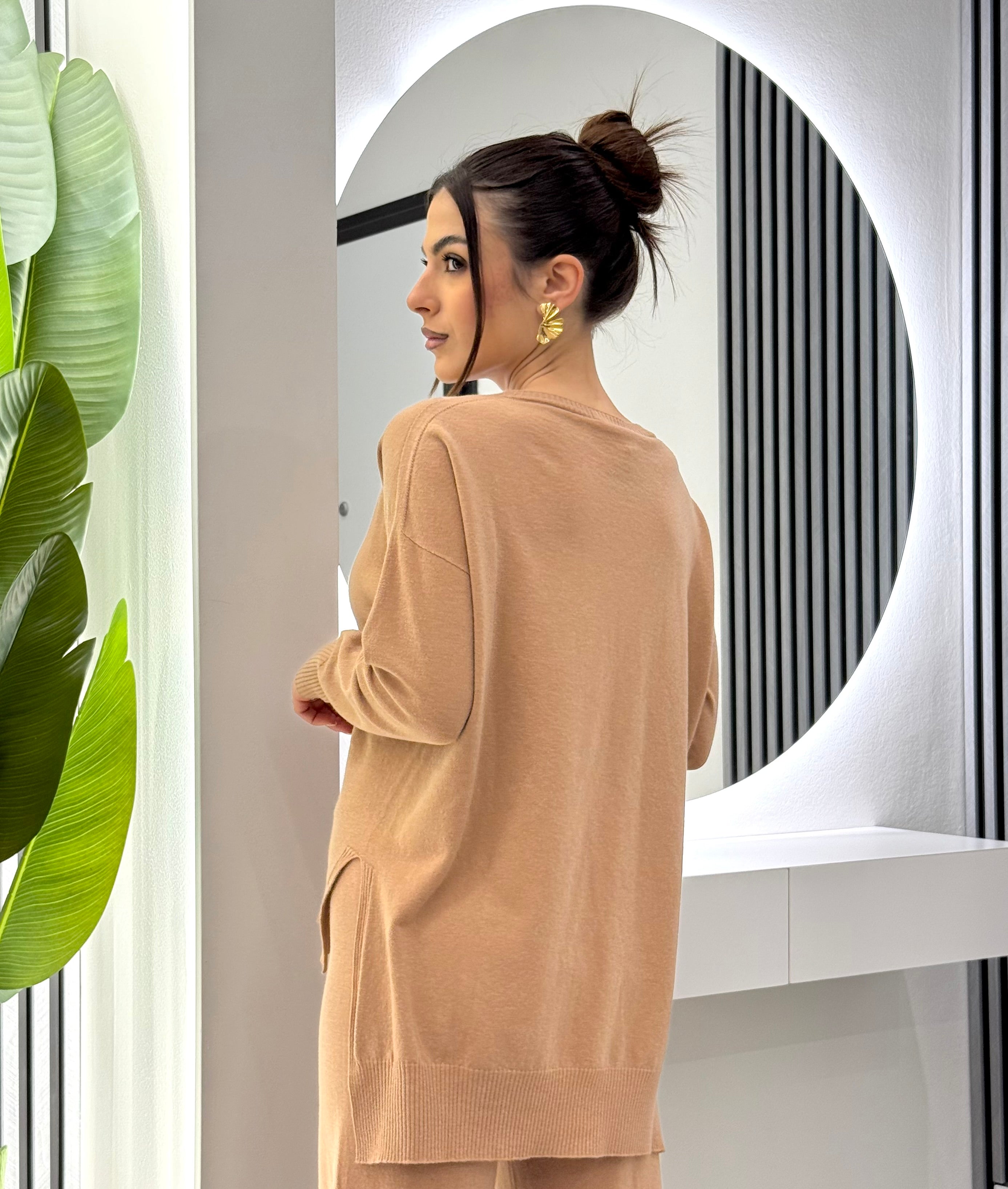 Kontatto - Maglia Scollo Barca Biscotto