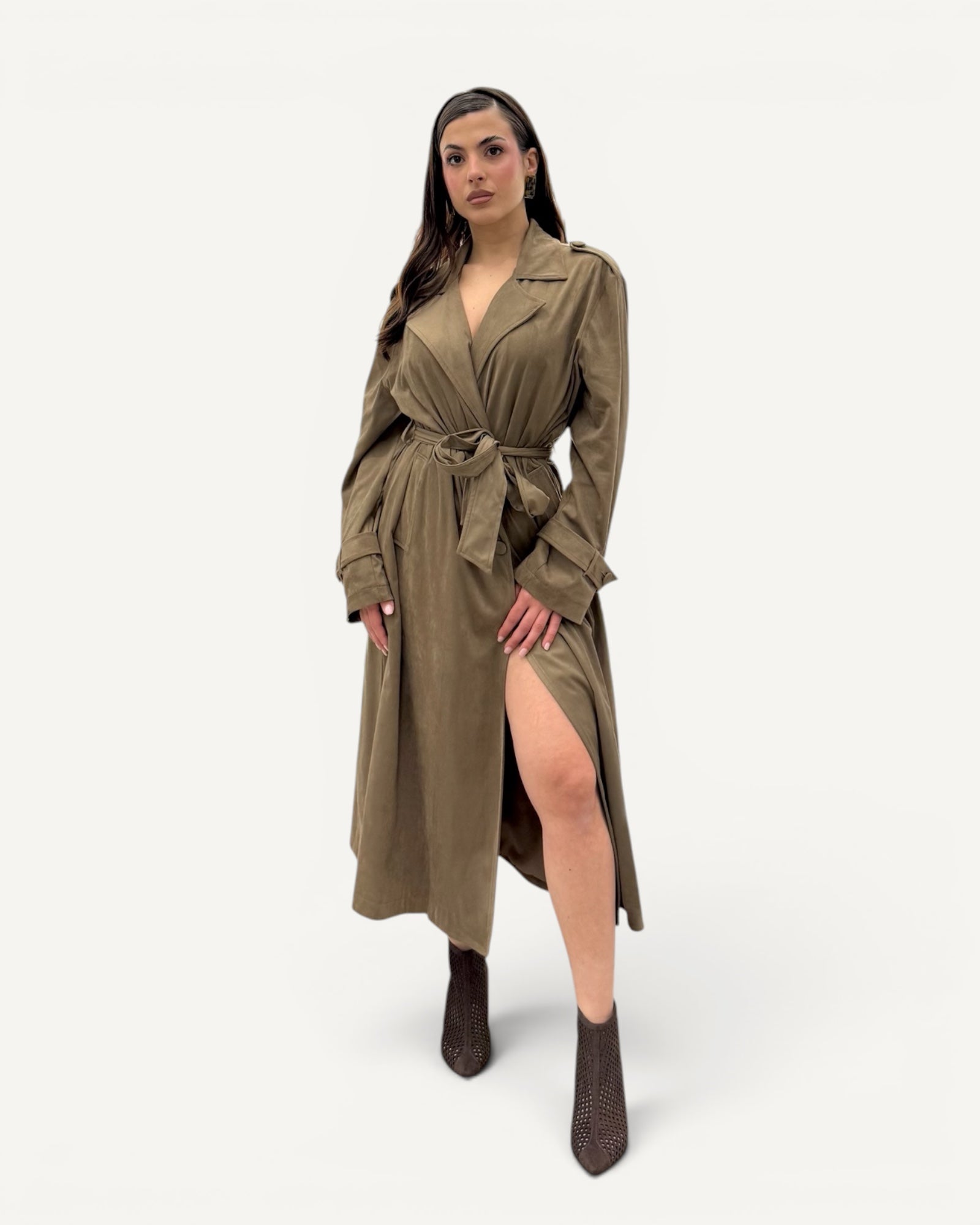 KikiSix - Trench in Suede