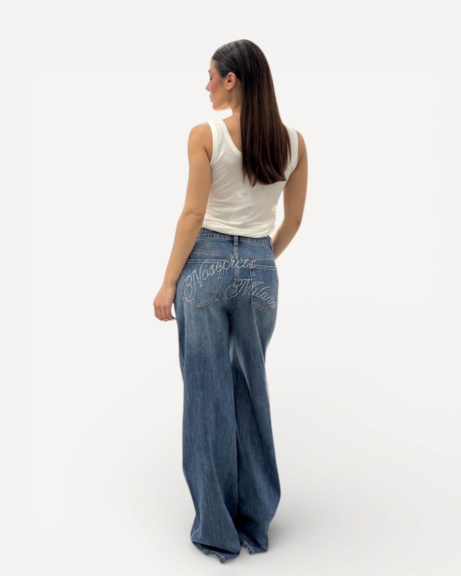 No Secrets - Jeans Cross Maxi Logo