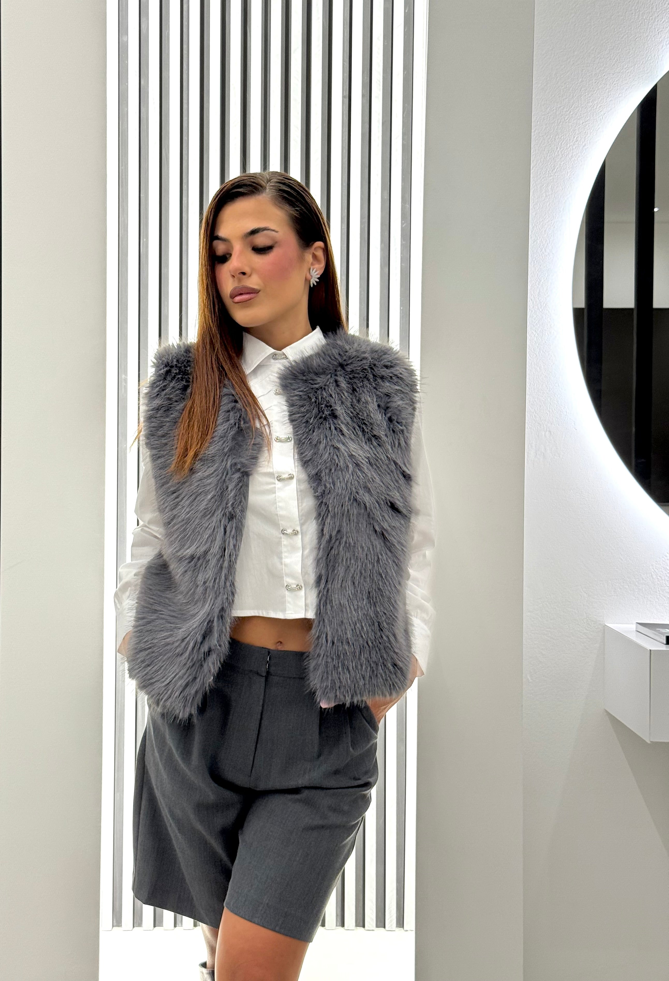 Koralline - Gilet Pelliccia