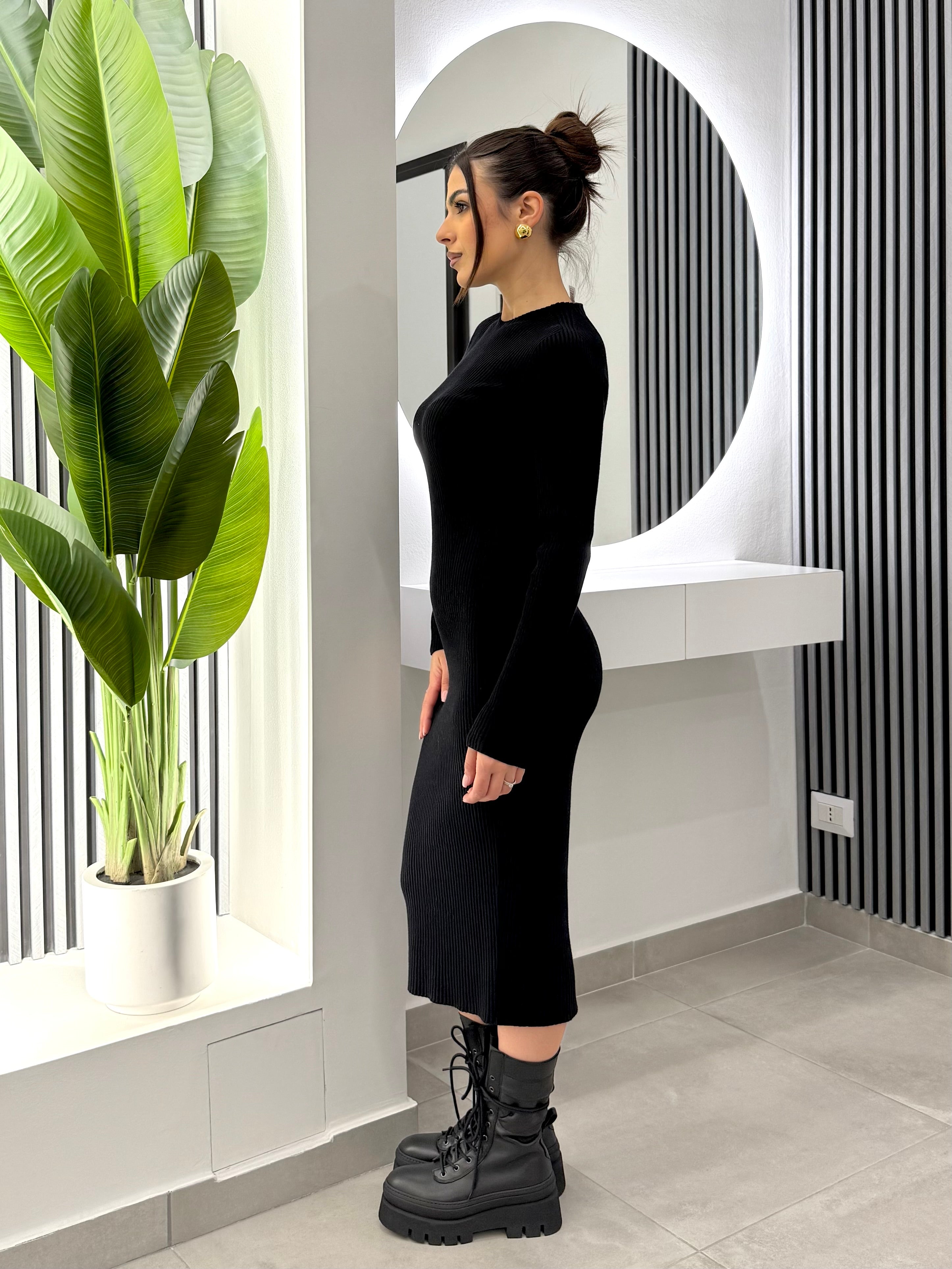 Kontatto - Abito Coste Nero