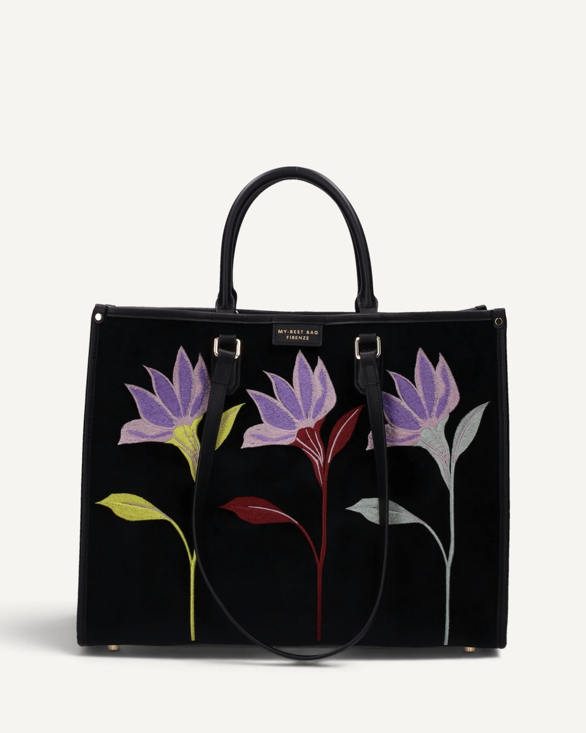 My Best Bag - Borsa Atena Essence Black Flower