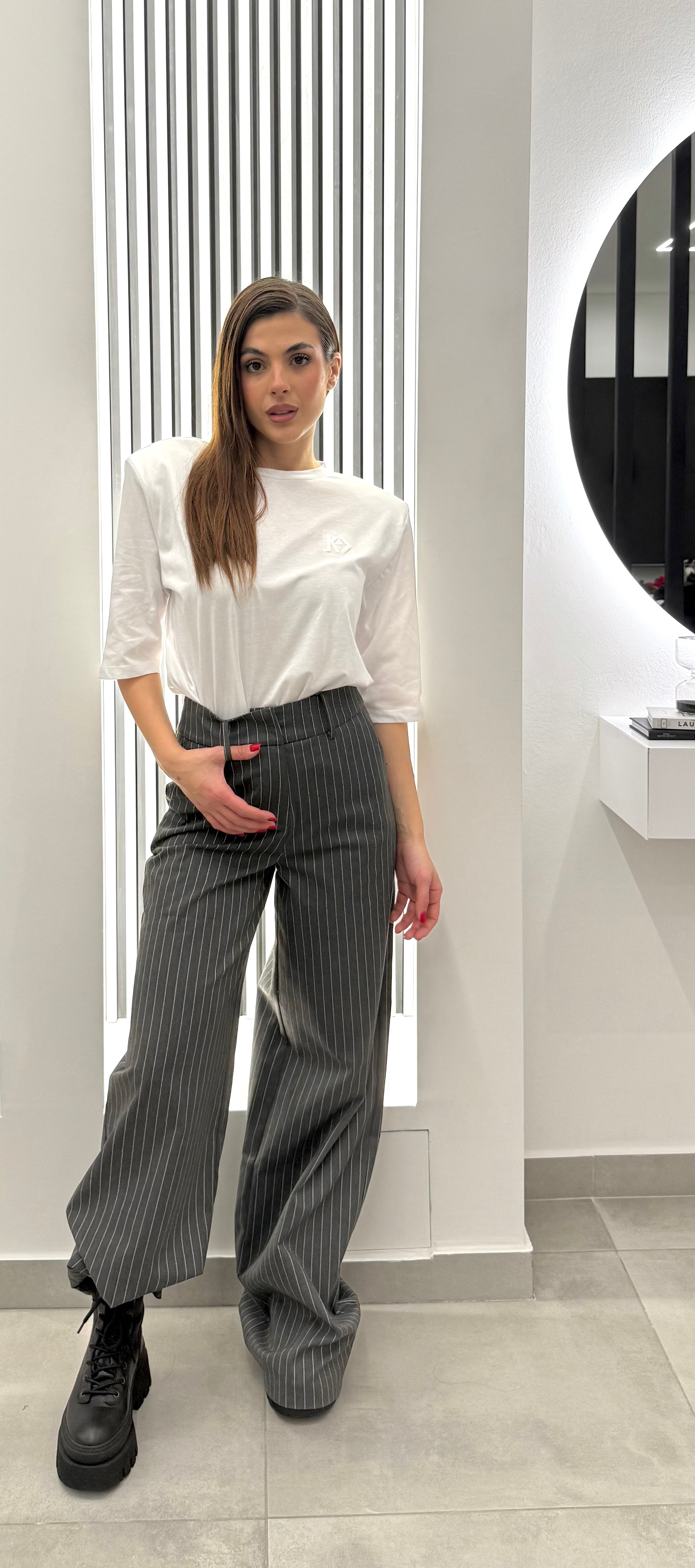 Koralline - Pantalone Gessato