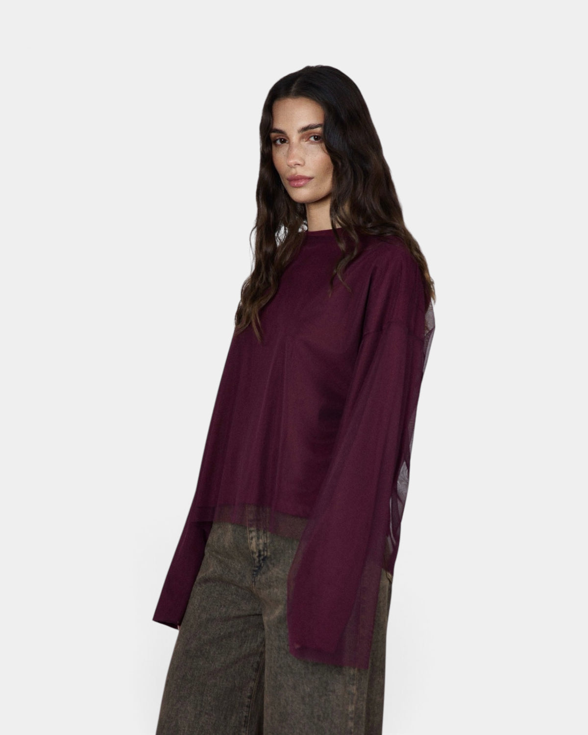D'Elle - Giulia Mastini - T-Shirt Bordeaux