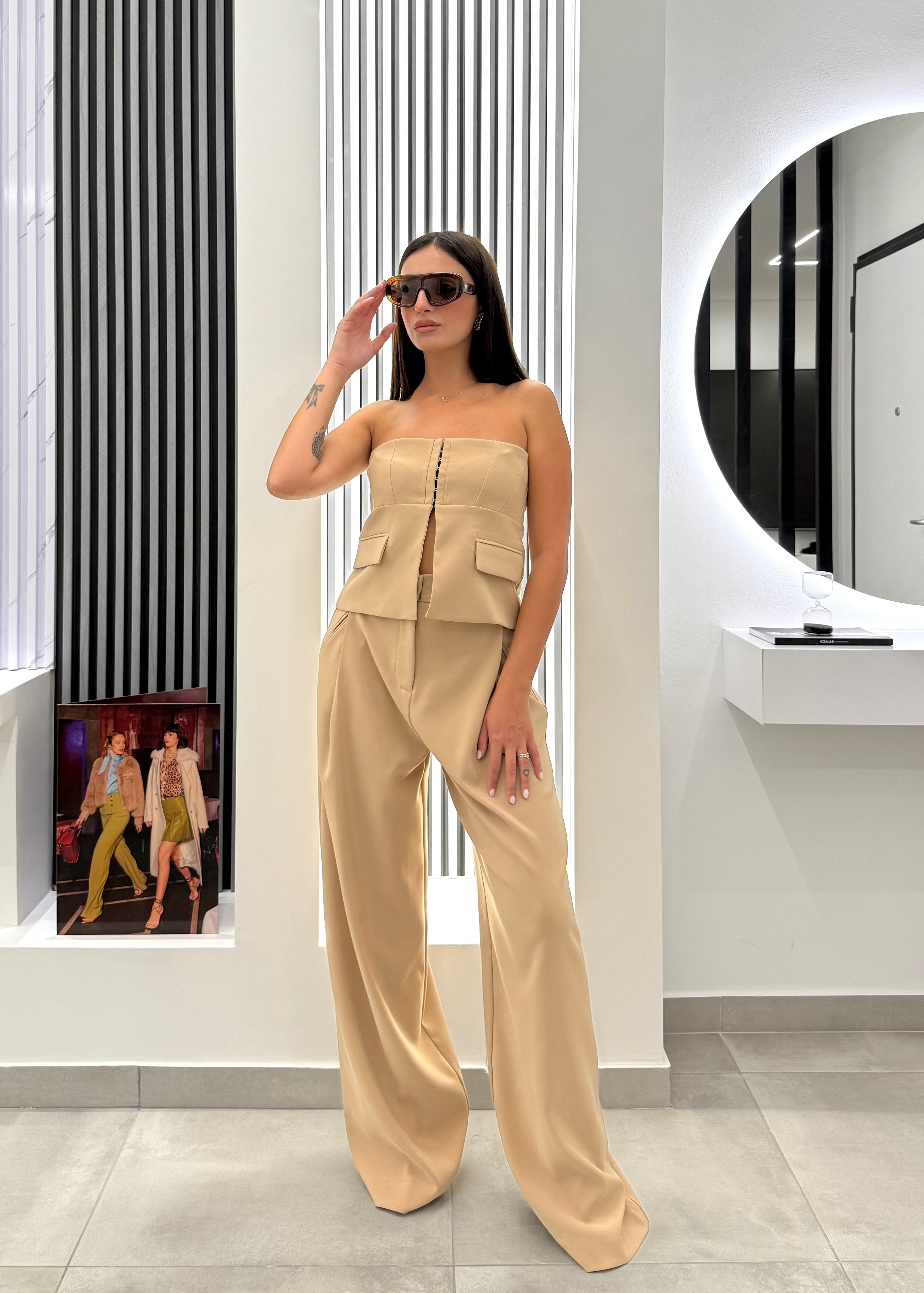 Koralline - Pantalone con Piegone