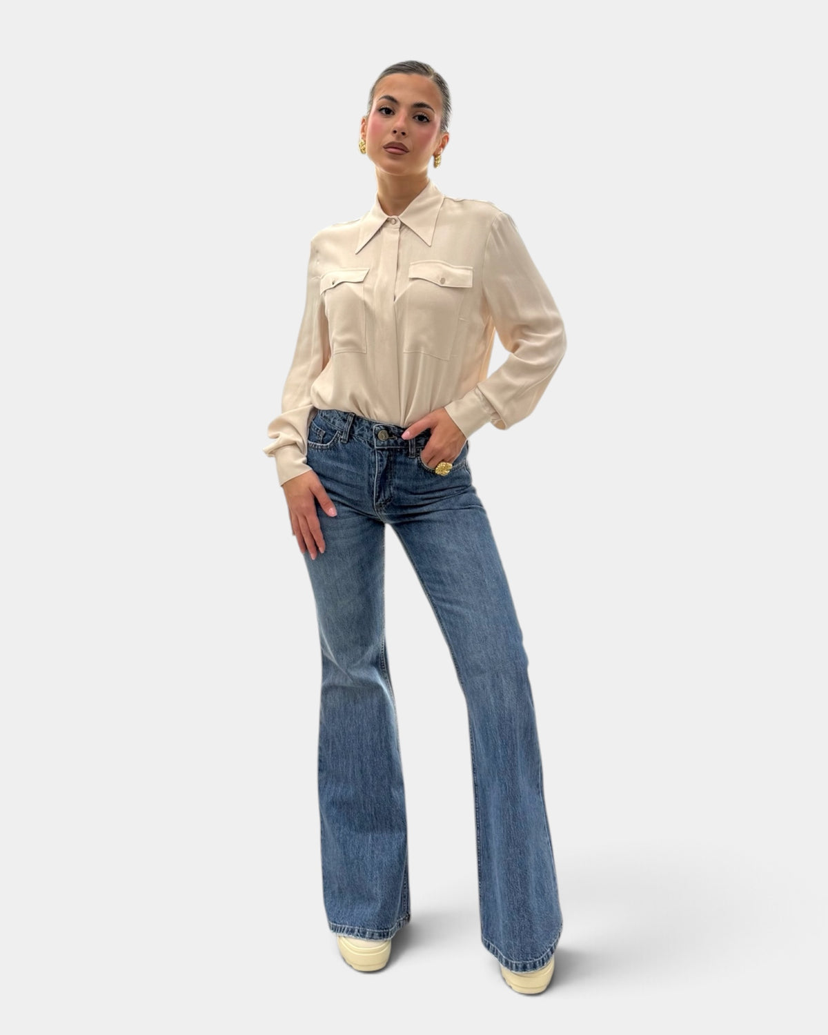 Silence Limited - Jeans Flaire Denim