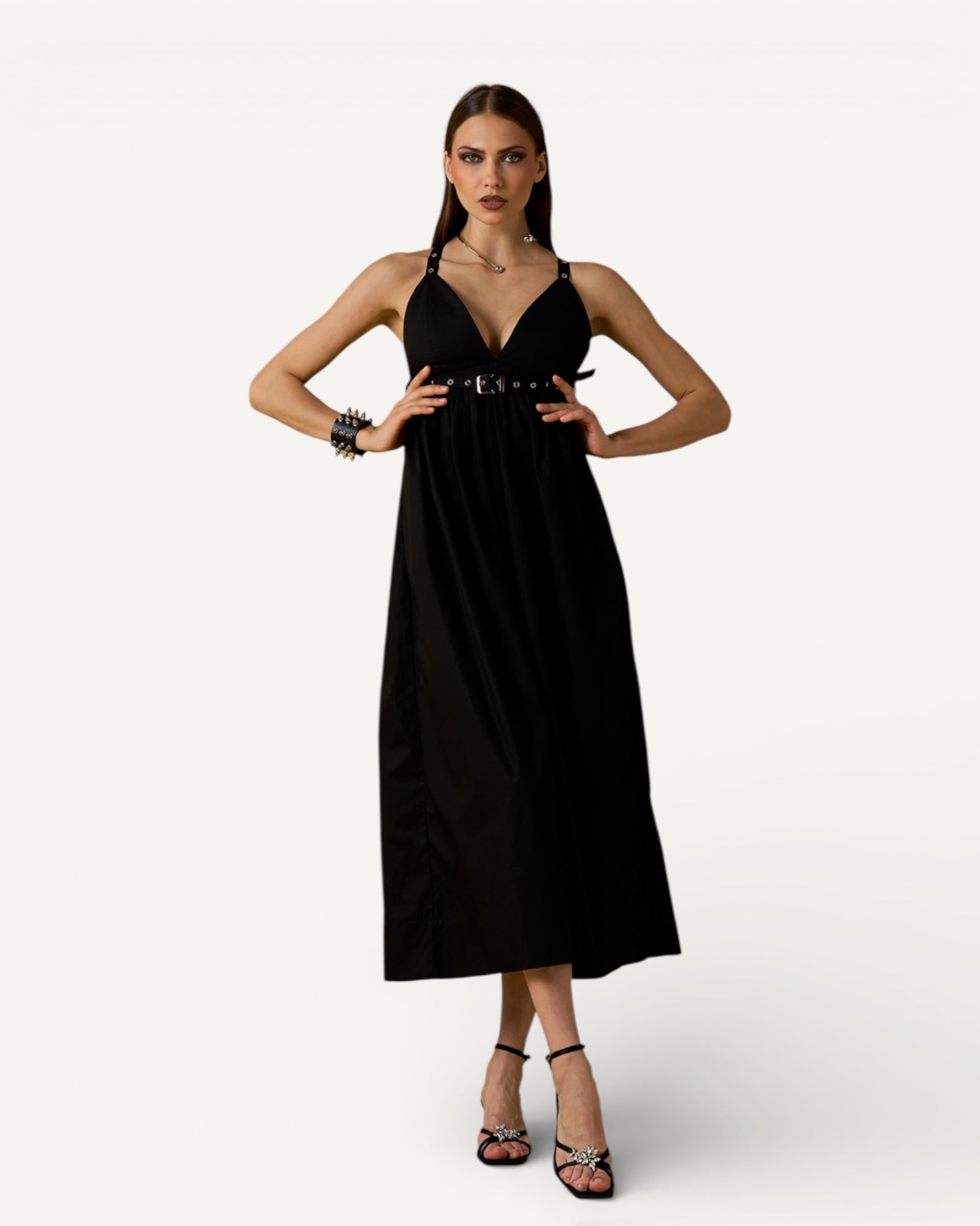 No Secrets - Abito Lungo Cintura