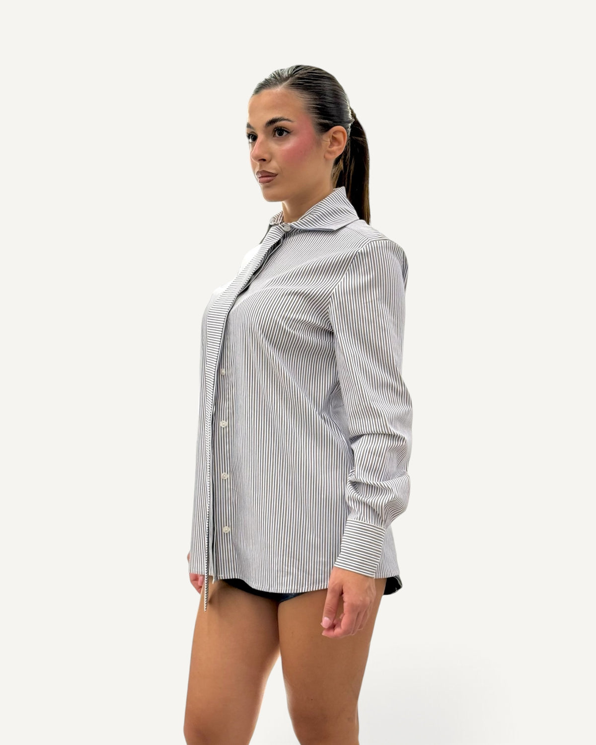 Silence Limited - Camicia Hypnotique Blu Royal Riche