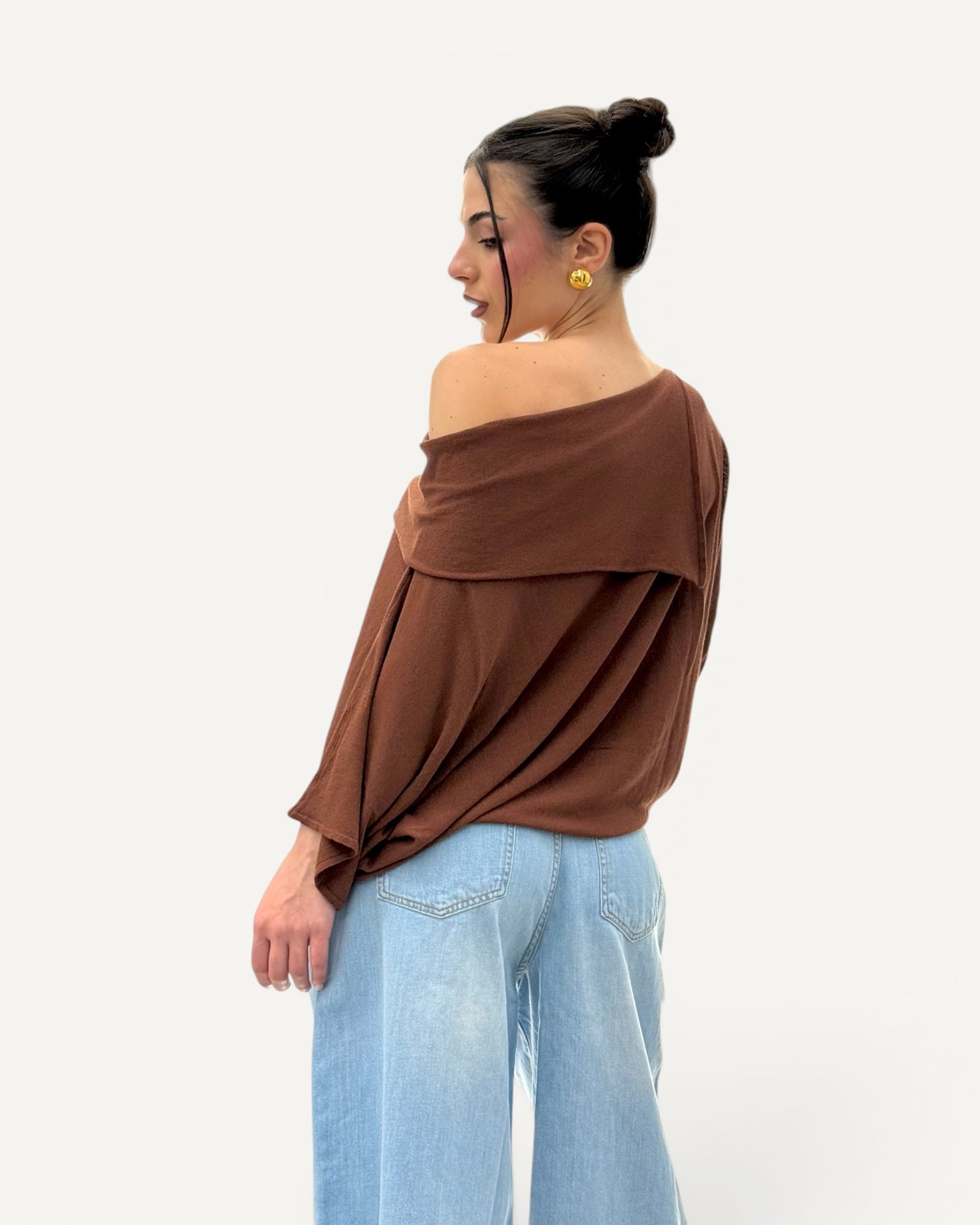 Kontatto - Maglia Collo Sciallato